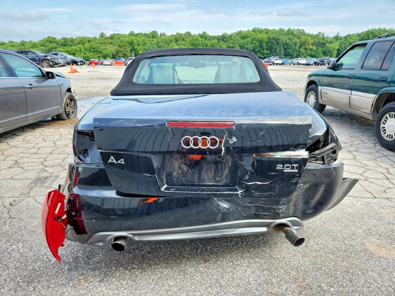 2009 Audi A4 2.0t Cabriolet Quattro Black vin: WAUDF48H09K010916