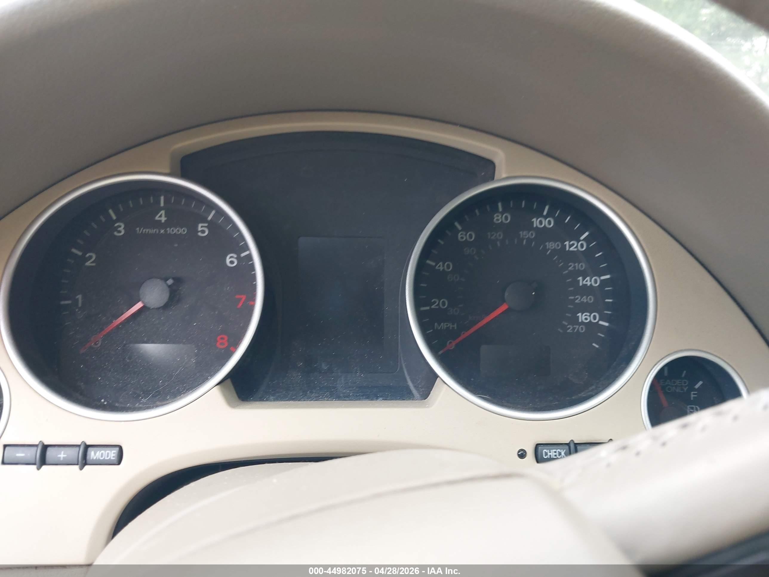 2009 Audi A4 2.0t Cabriolet Quattro White vin: WAUDF48H19K009869