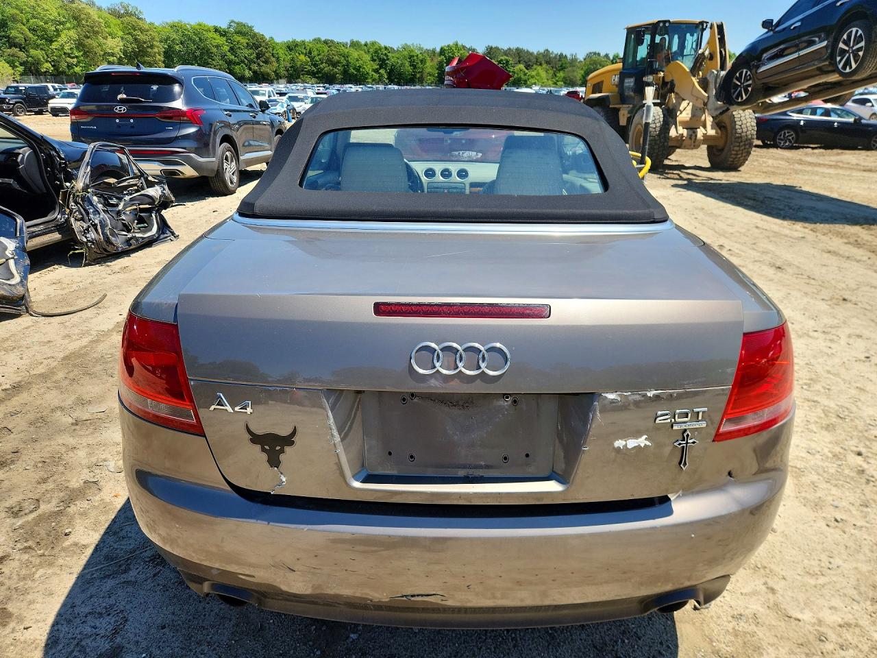 2007 Audi A4 2.0t Cabriolet Quattro Tan vin: WAUDF48H47K030566