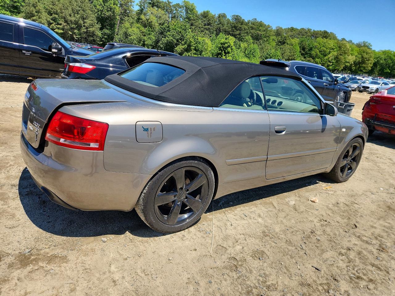 2007 Audi A4 2.0t Cabriolet Quattro Tan vin: WAUDF48H47K030566