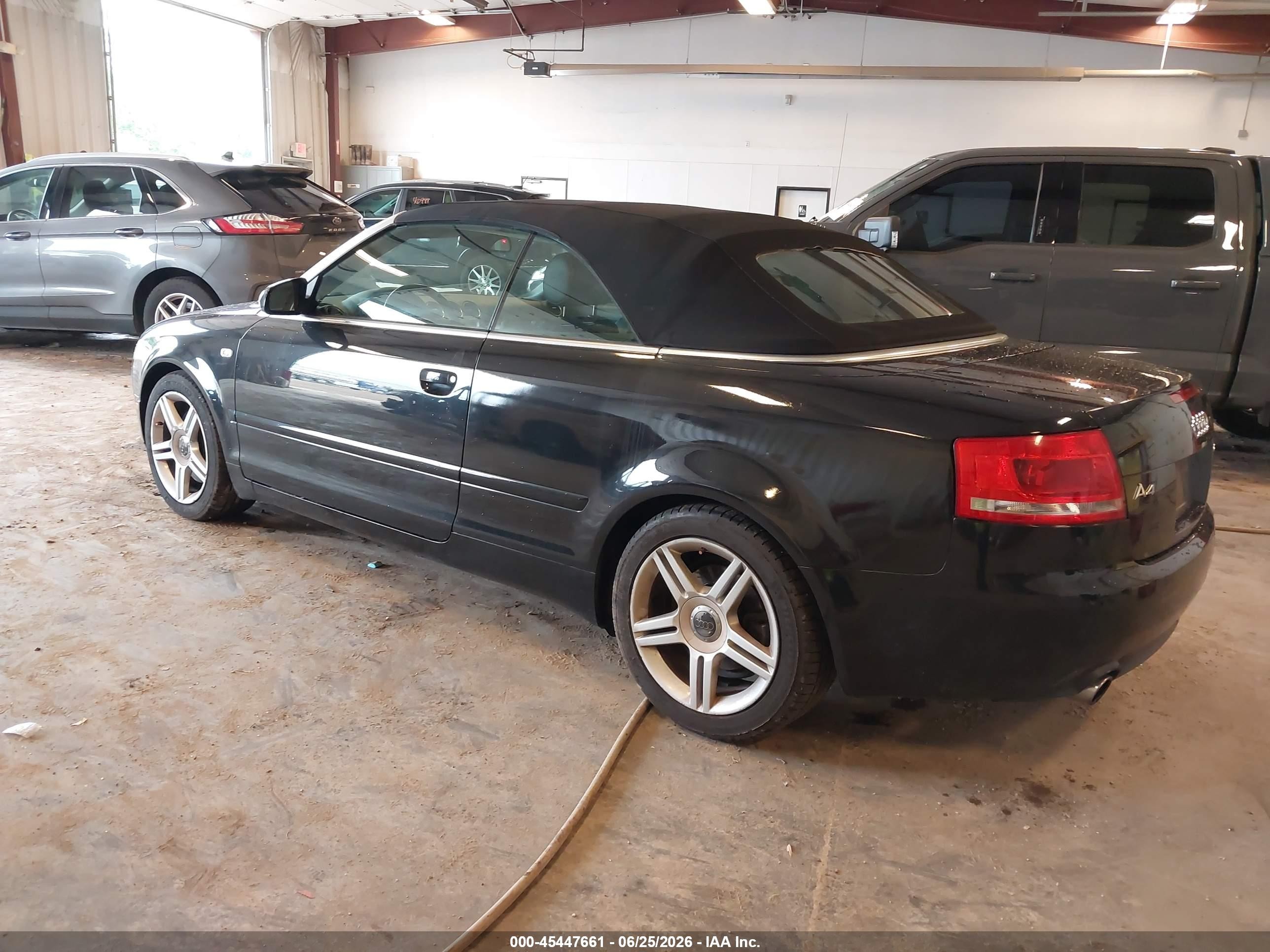2008 Audi A4 2.0t Black vin: WAUDF48H48K013476
