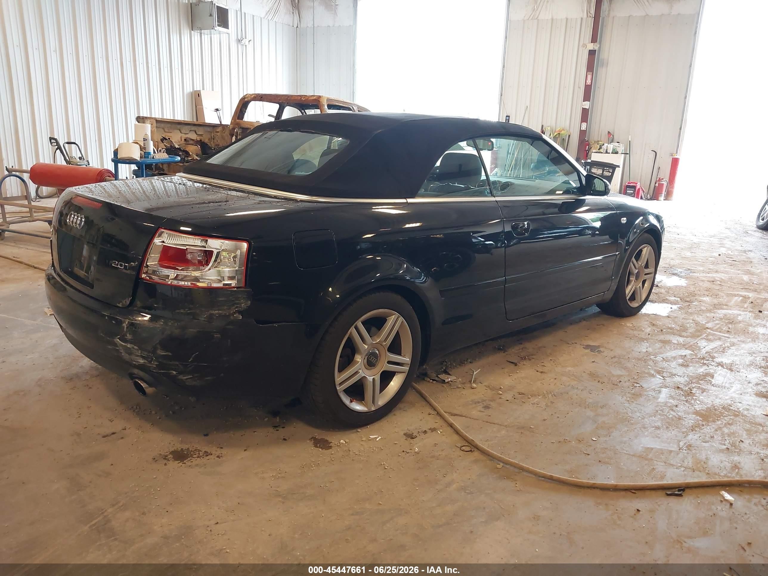 2008 Audi A4 2.0t Black vin: WAUDF48H48K013476