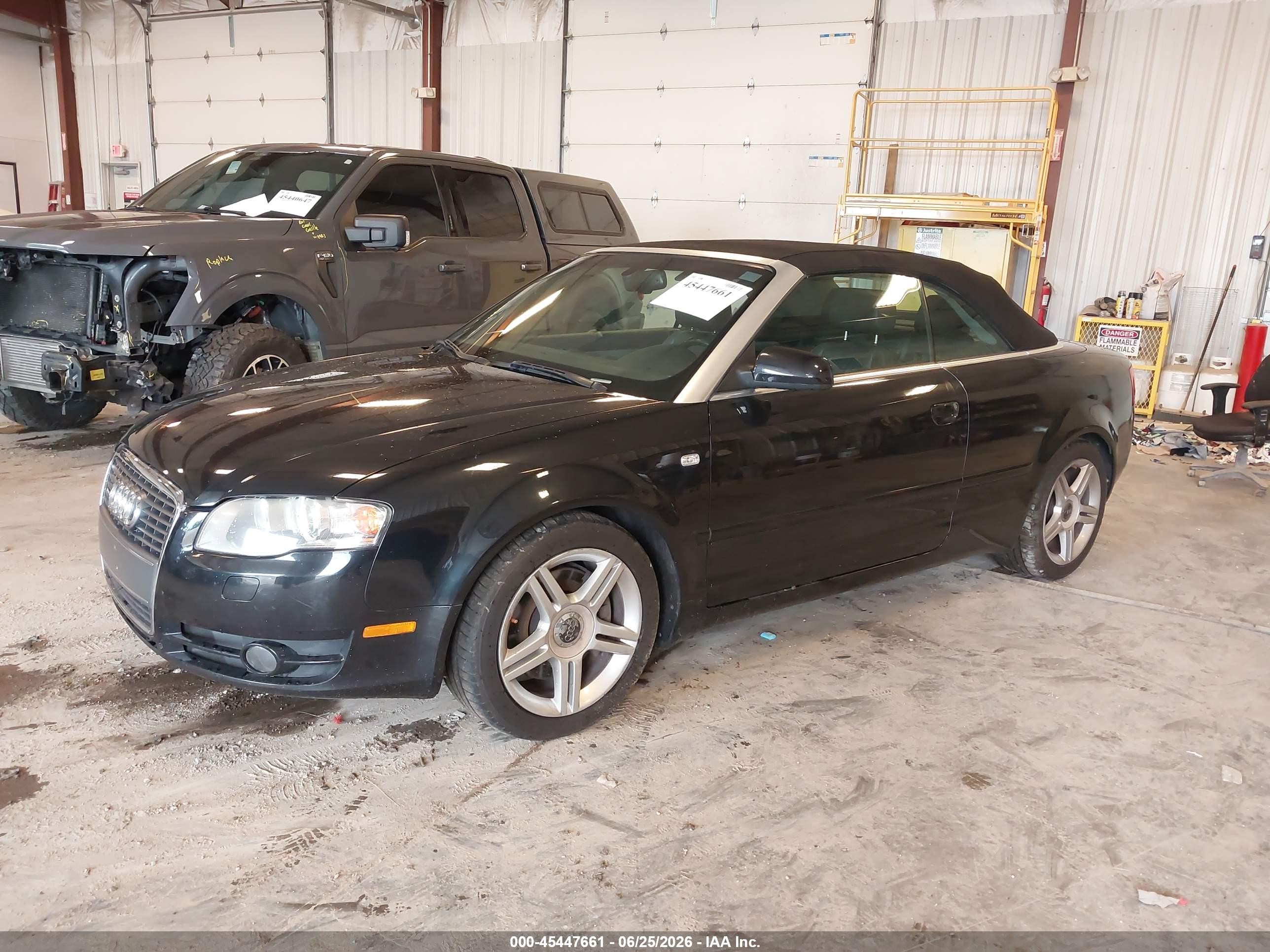 2008 Audi A4 2.0t Black vin: WAUDF48H48K013476