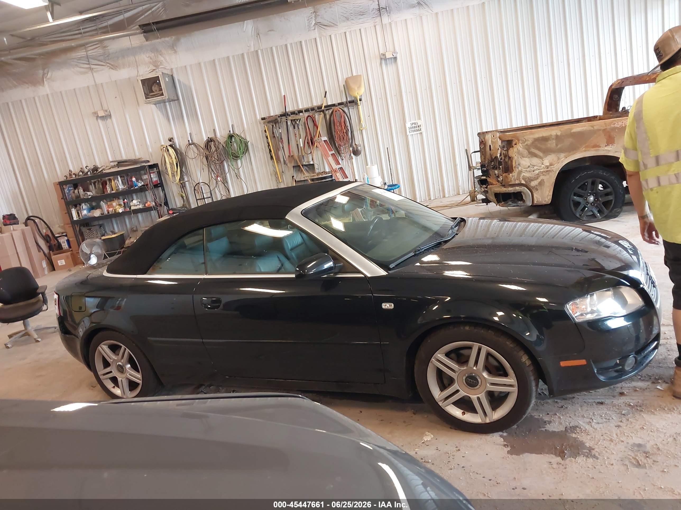 2008 Audi A4 2.0t Black vin: WAUDF48H48K013476