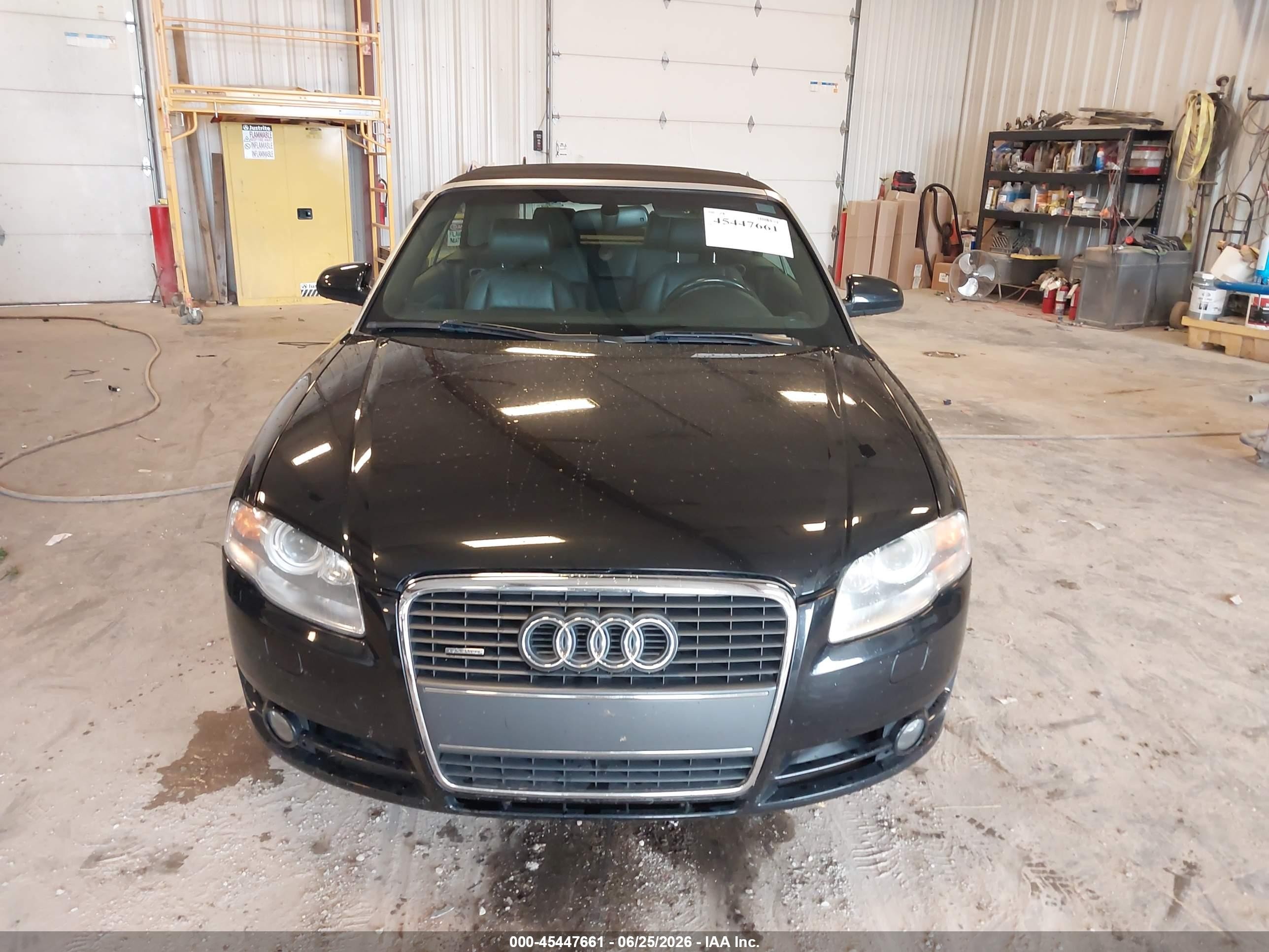 2008 Audi A4 2.0t Black vin: WAUDF48H48K013476