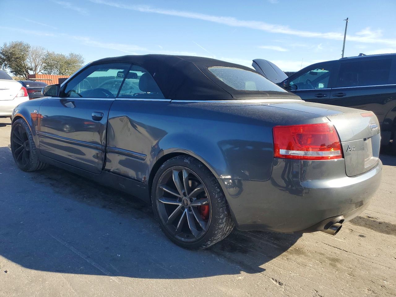 2008 Audi A4 Gray vin: WAUDF48H48K015549
