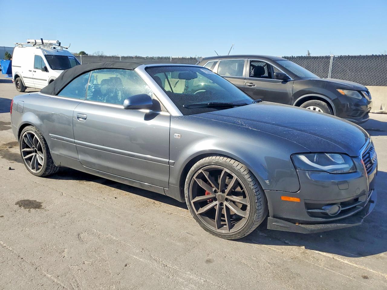 2008 Audi A4 Gray vin: WAUDF48H48K015549