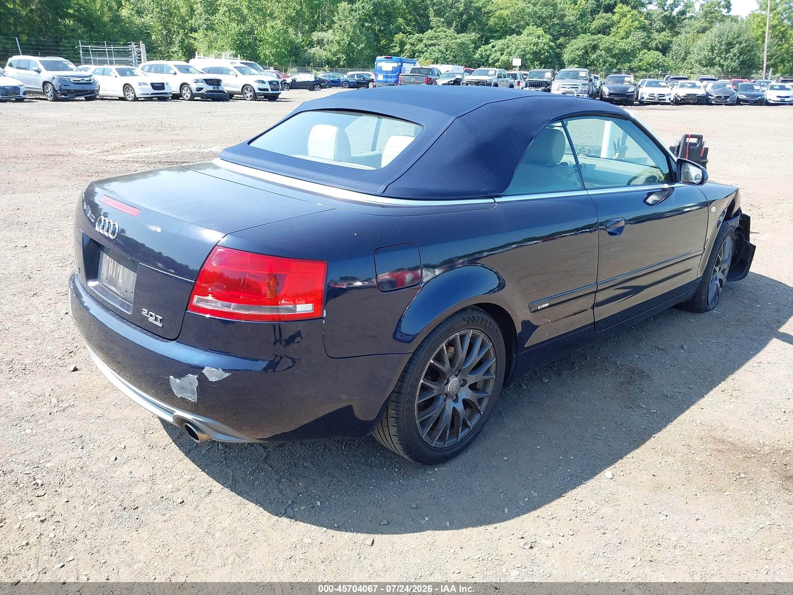 2009 Audi A4 2.0t/2.0t Special Edition Blue vin: WAUDF48H49K005525