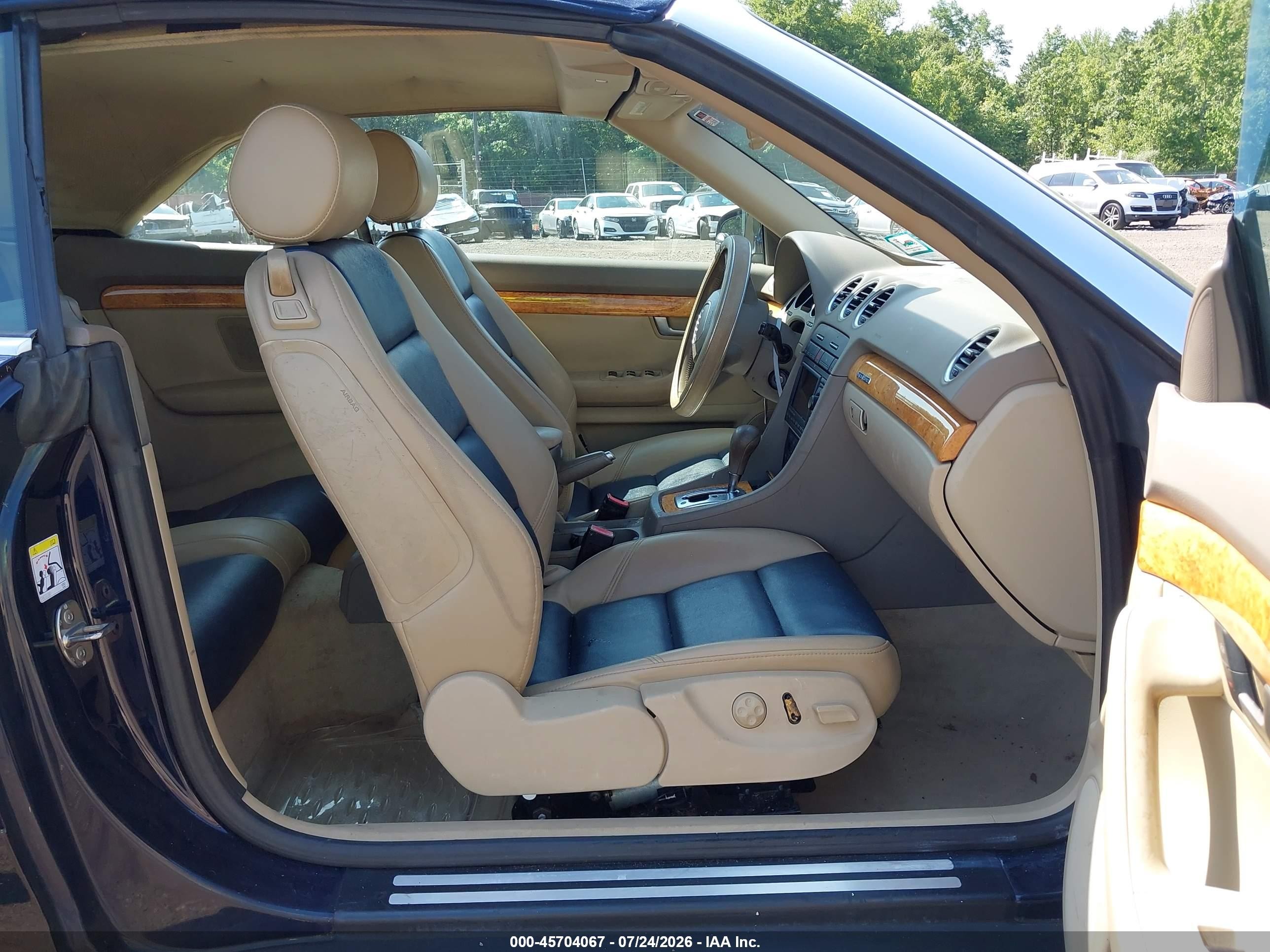 2009 Audi A4 2.0t/2.0t Special Edition Blue vin: WAUDF48H49K005525