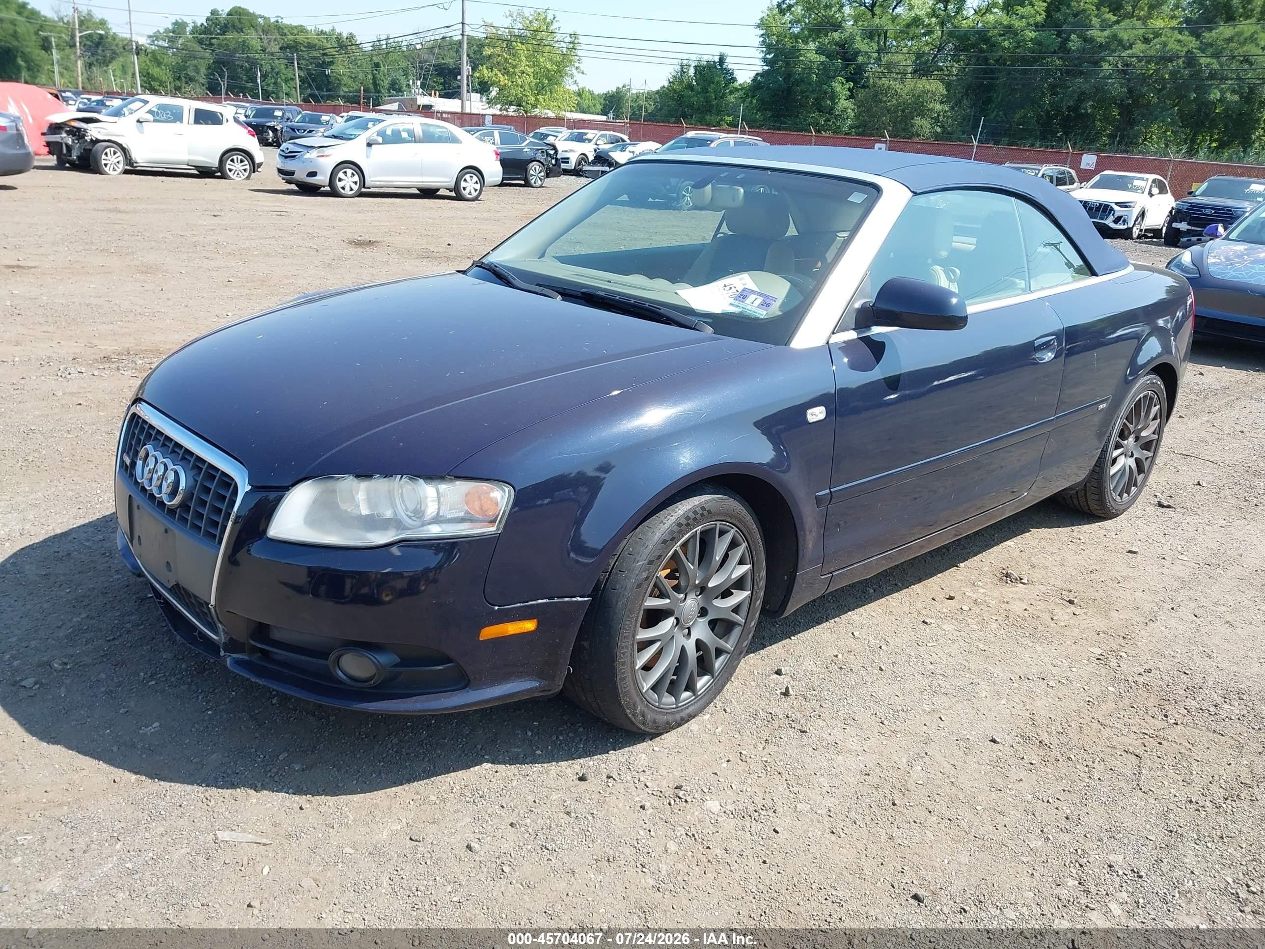 2009 Audi A4 2.0t/2.0t Special Edition Blue vin: WAUDF48H49K005525