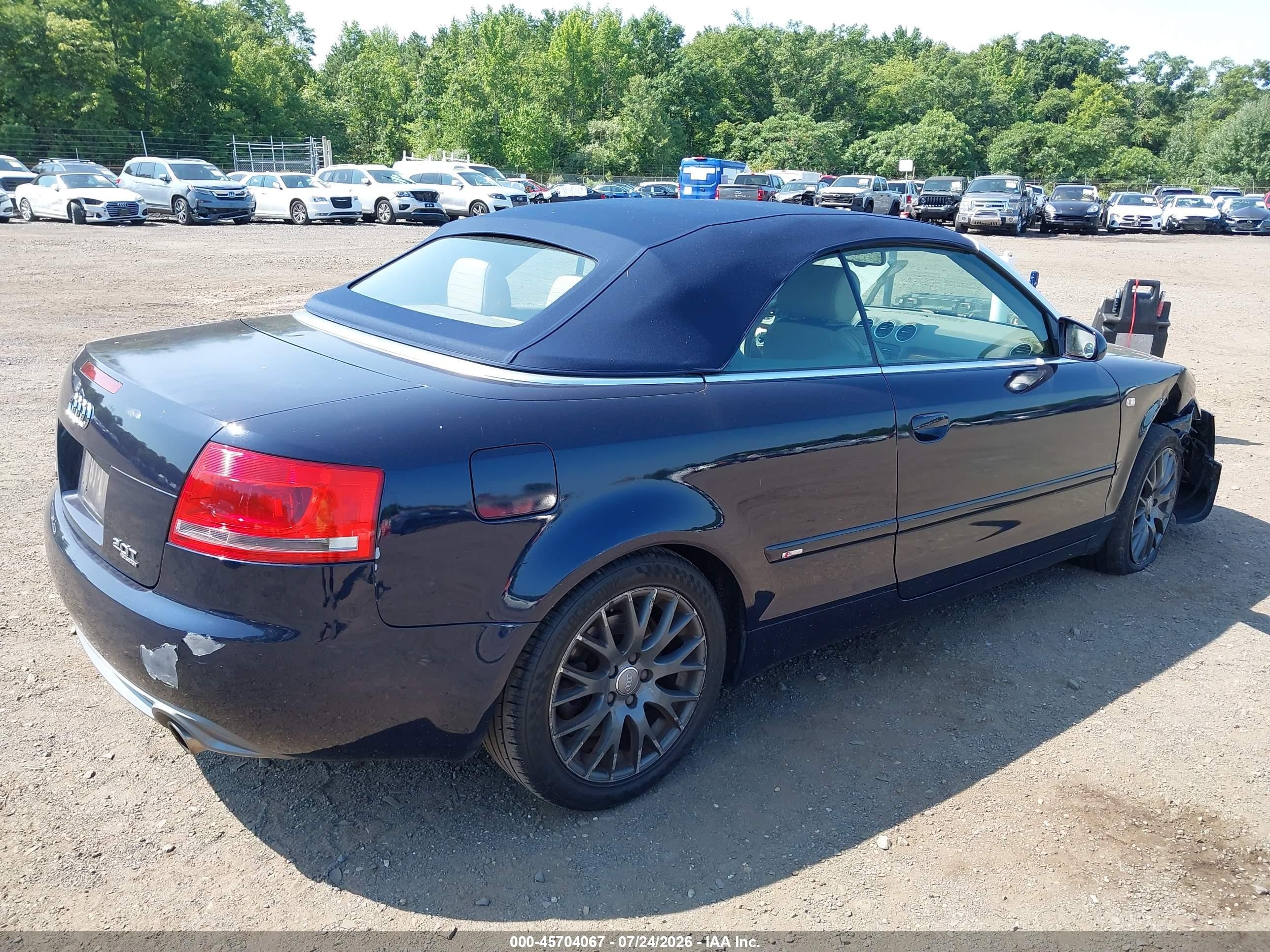 2009 Audi A4 2.0t/2.0t Special Edition Blue vin: WAUDF48H49K005525