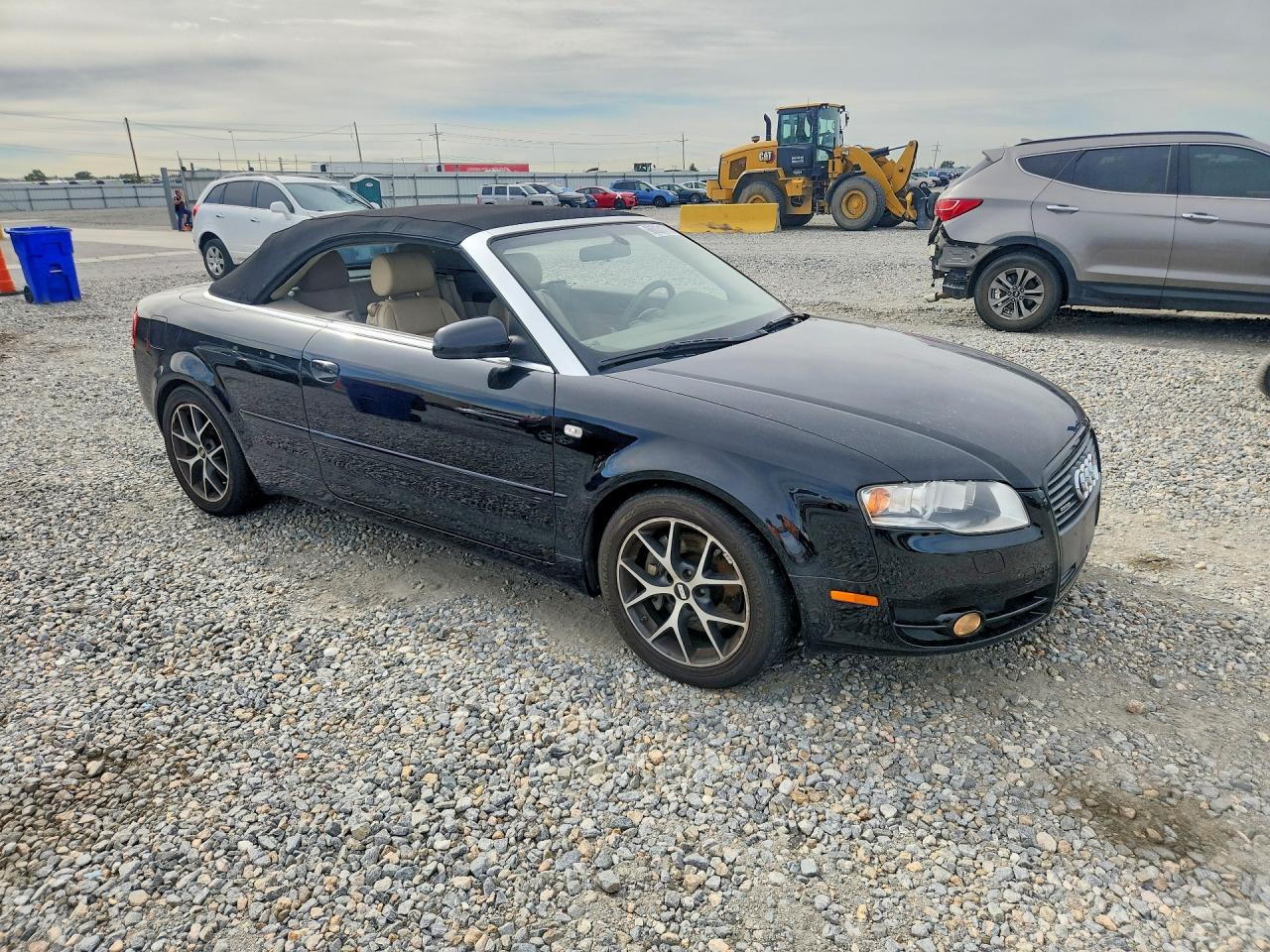 2008 Audi A4 2.0t Cabriolet Quattro Black vin: WAUDF48H58K015866