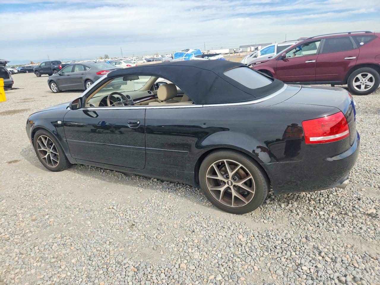 2008 Audi A4 2.0t Cabriolet Quattro Black vin: WAUDF48H58K015866