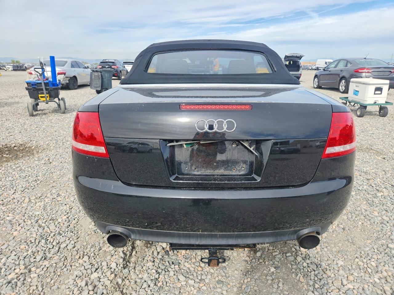 2008 Audi A4 2.0t Cabriolet Quattro Black vin: WAUDF48H58K015866