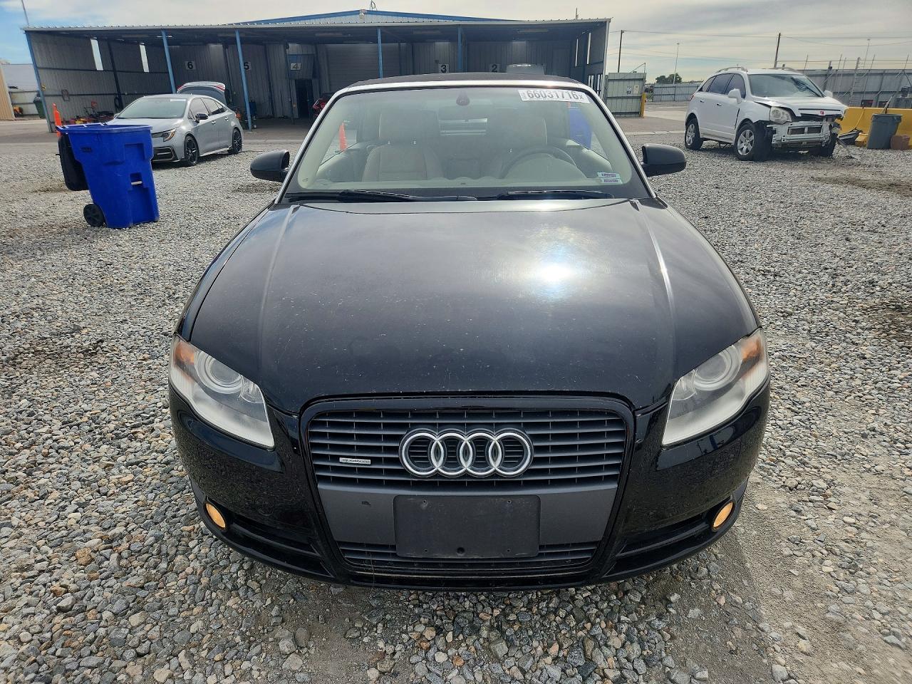 2008 Audi A4 2.0t Cabriolet Quattro Black vin: WAUDF48H58K015866
