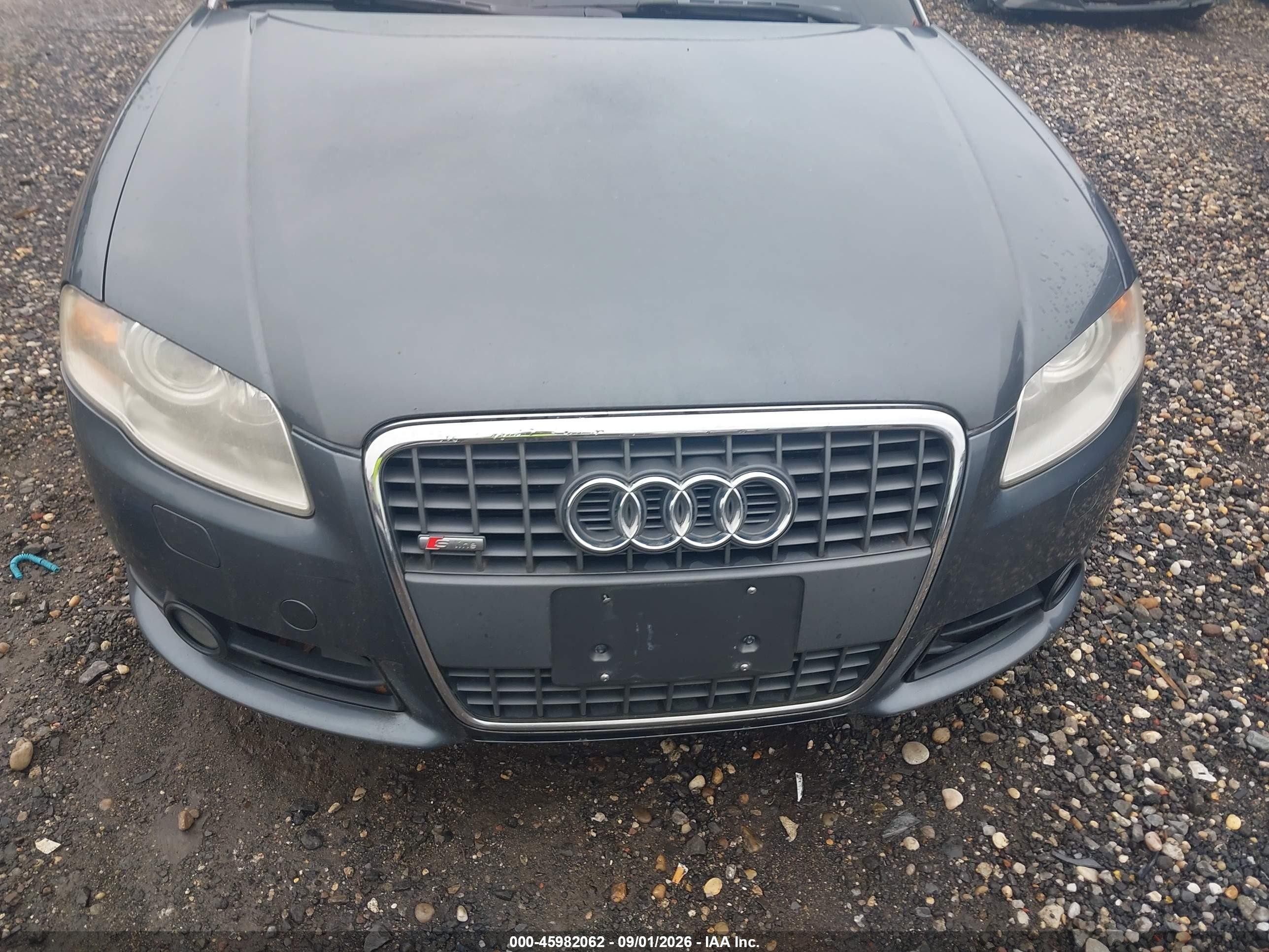 2009 Audi A4 2.0t Special Edition Gray vin: WAUDF48H59K008370