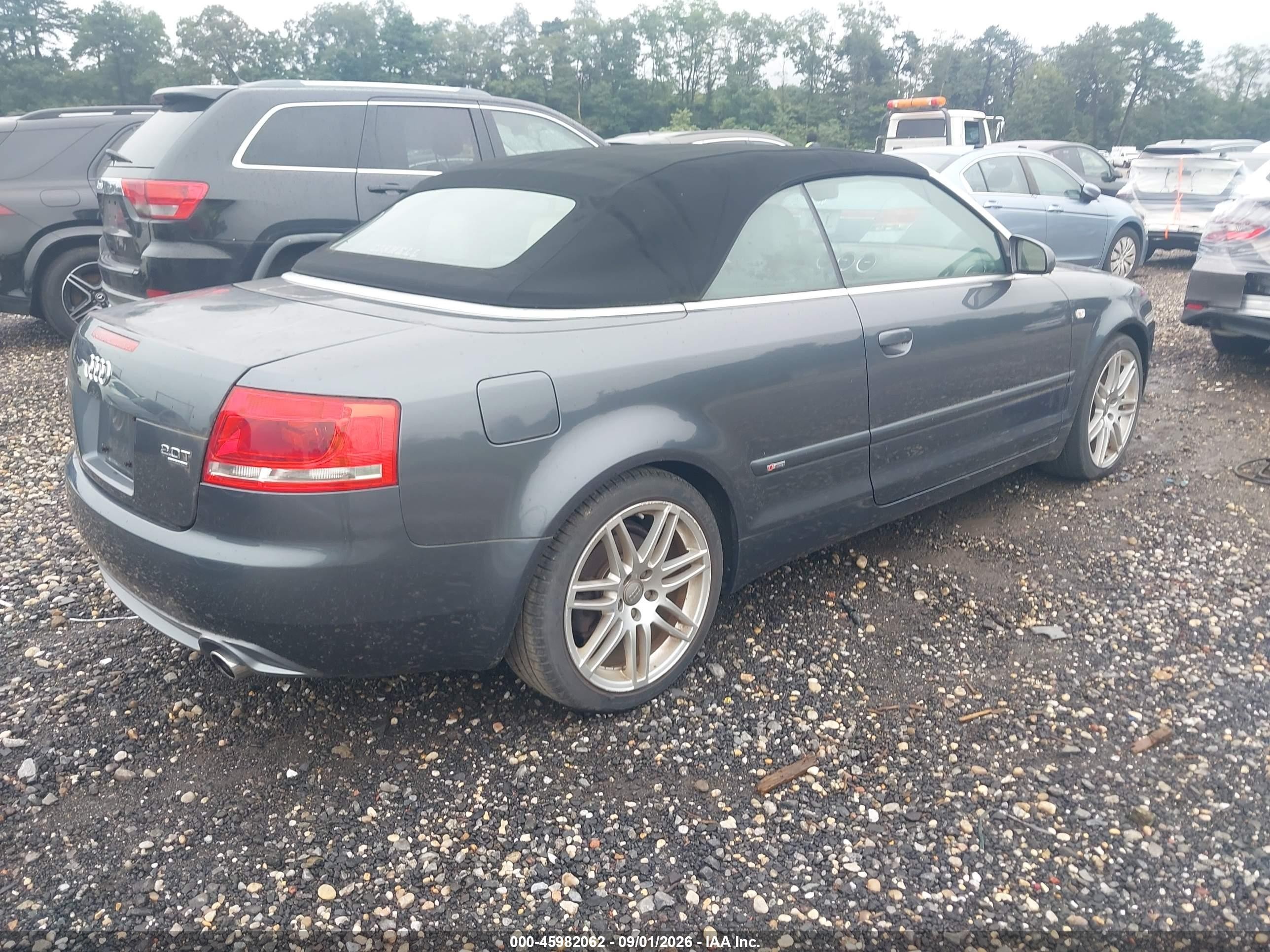 2009 Audi A4 2.0t Special Edition Gray vin: WAUDF48H59K008370