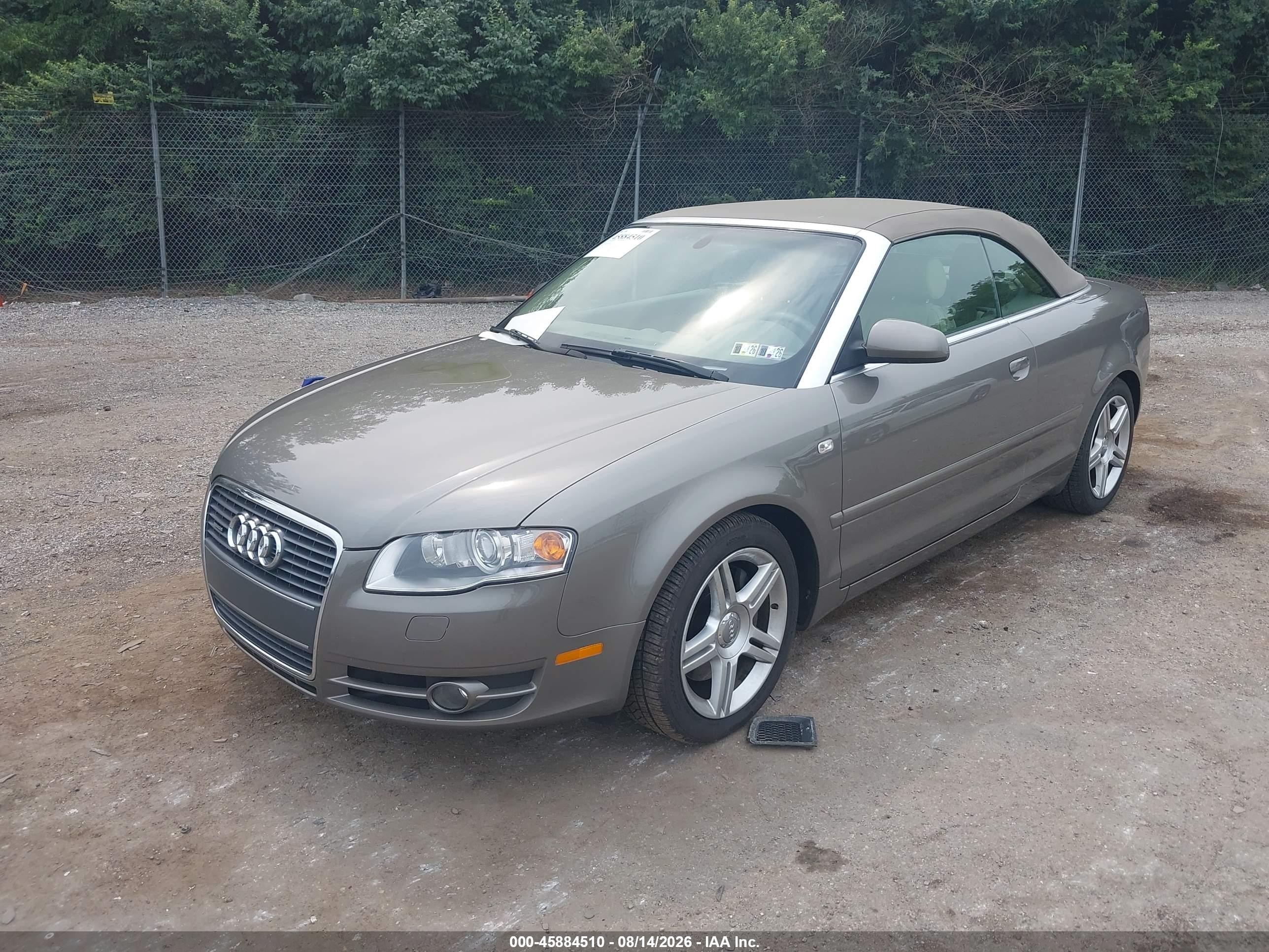 2008 Audi A4 2.0t Gold vin: WAUDF48H68K003595