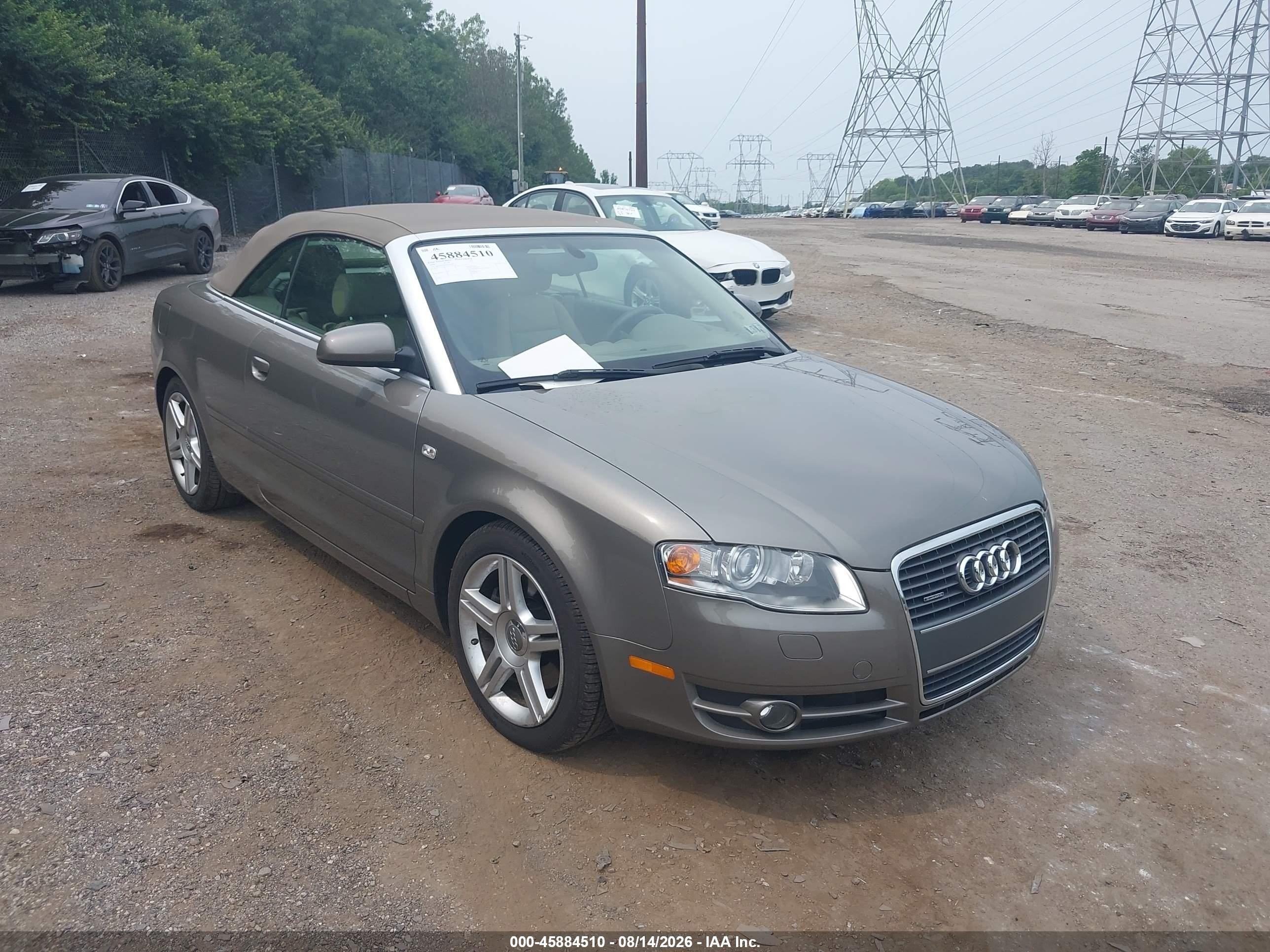 2008 Audi A4 2.0t Gold vin: WAUDF48H68K003595