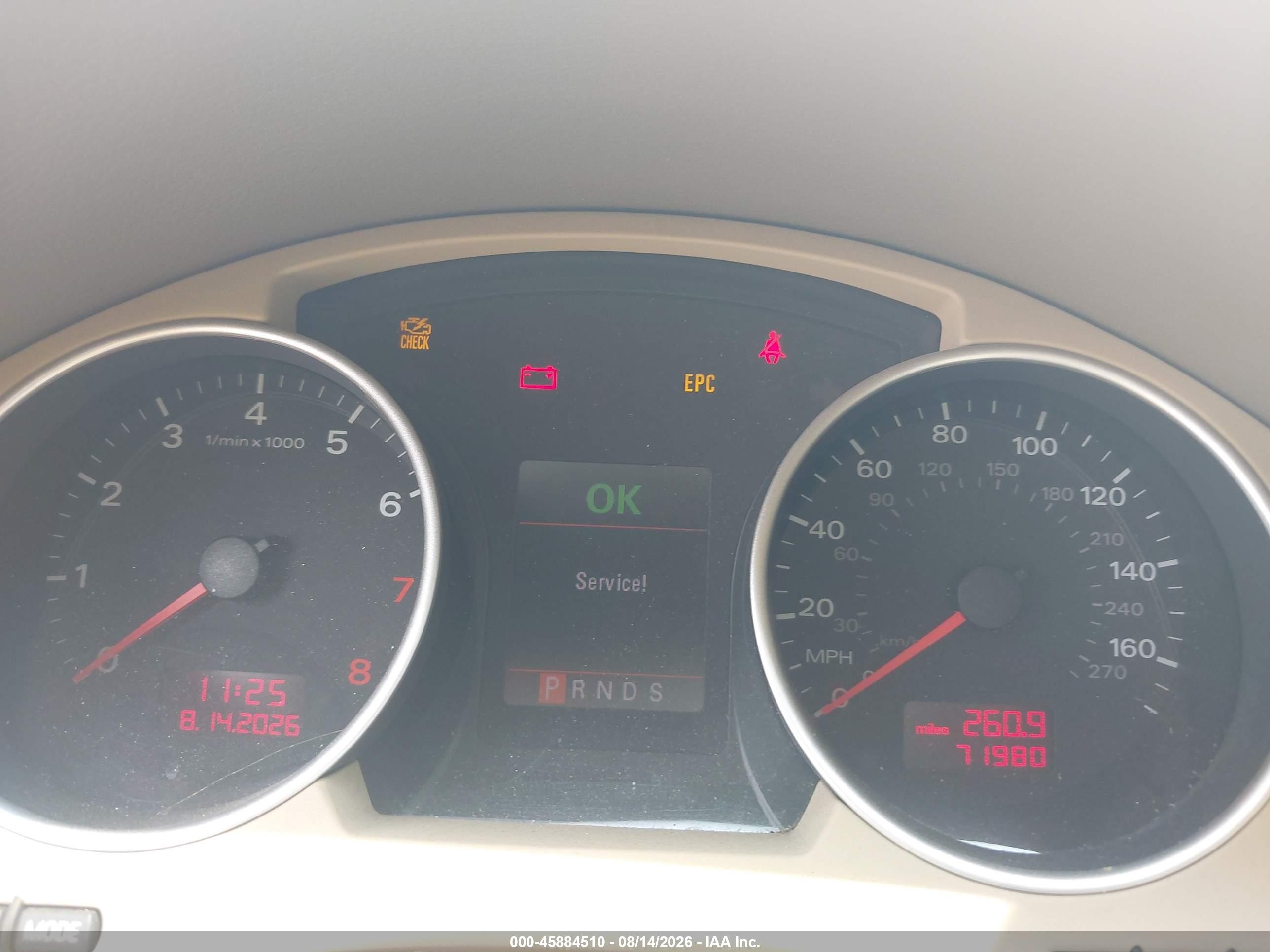 2008 Audi A4 2.0t Gold vin: WAUDF48H68K003595