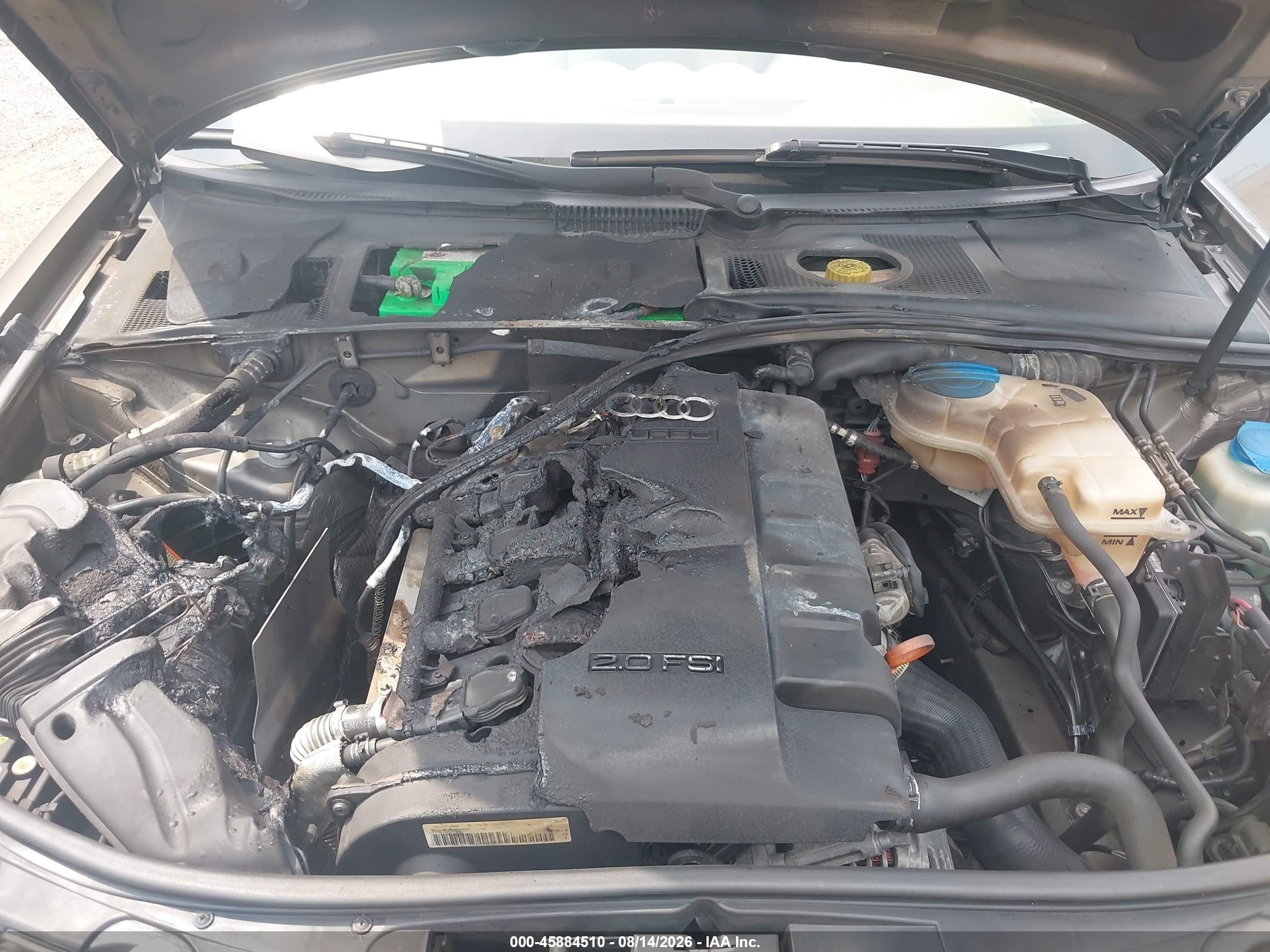 2008 Audi A4 2.0t Gold vin: WAUDF48H68K003595