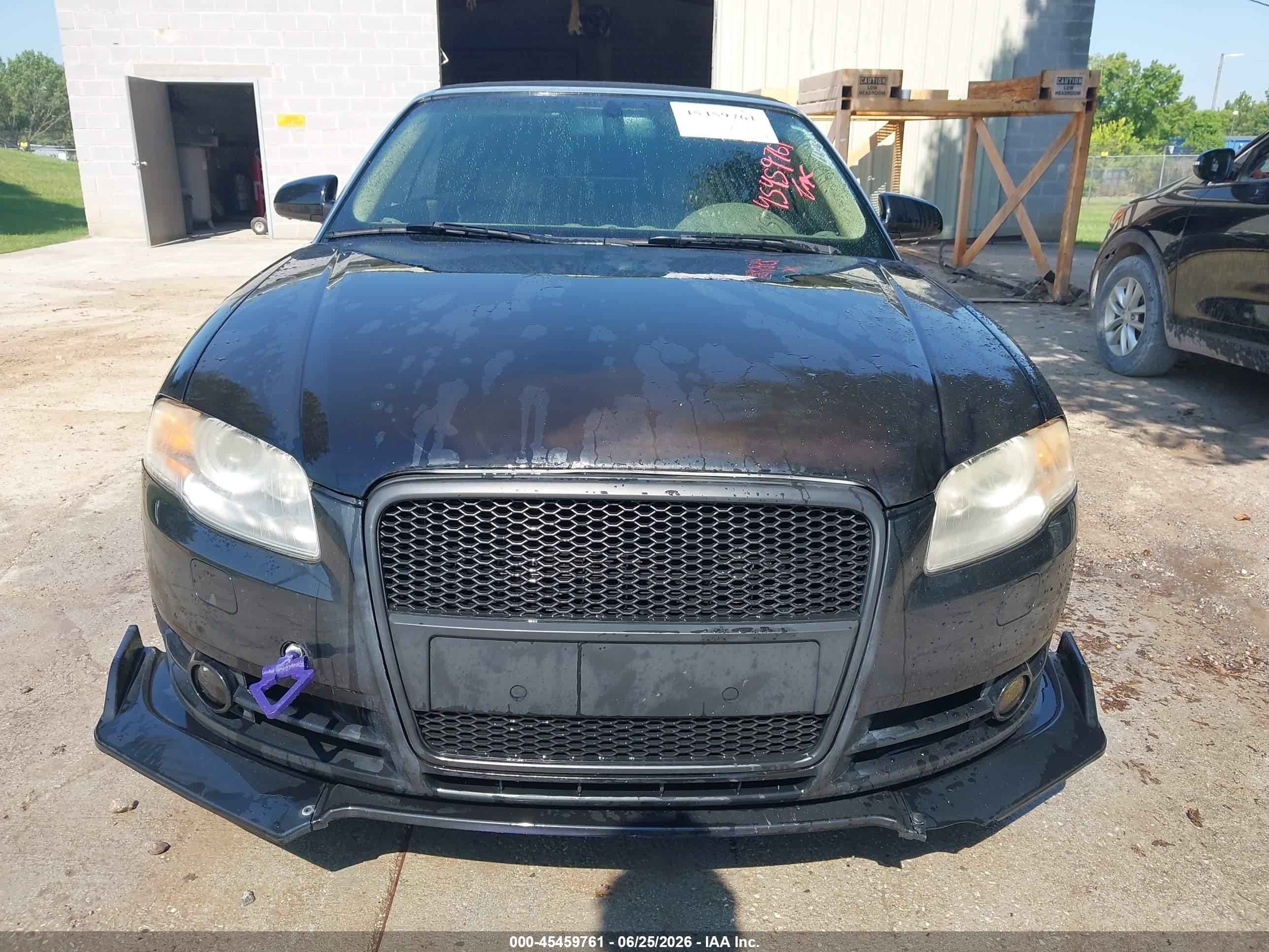 2008 Audi A4 2.0t Black vin: WAUDF48H68K008571
