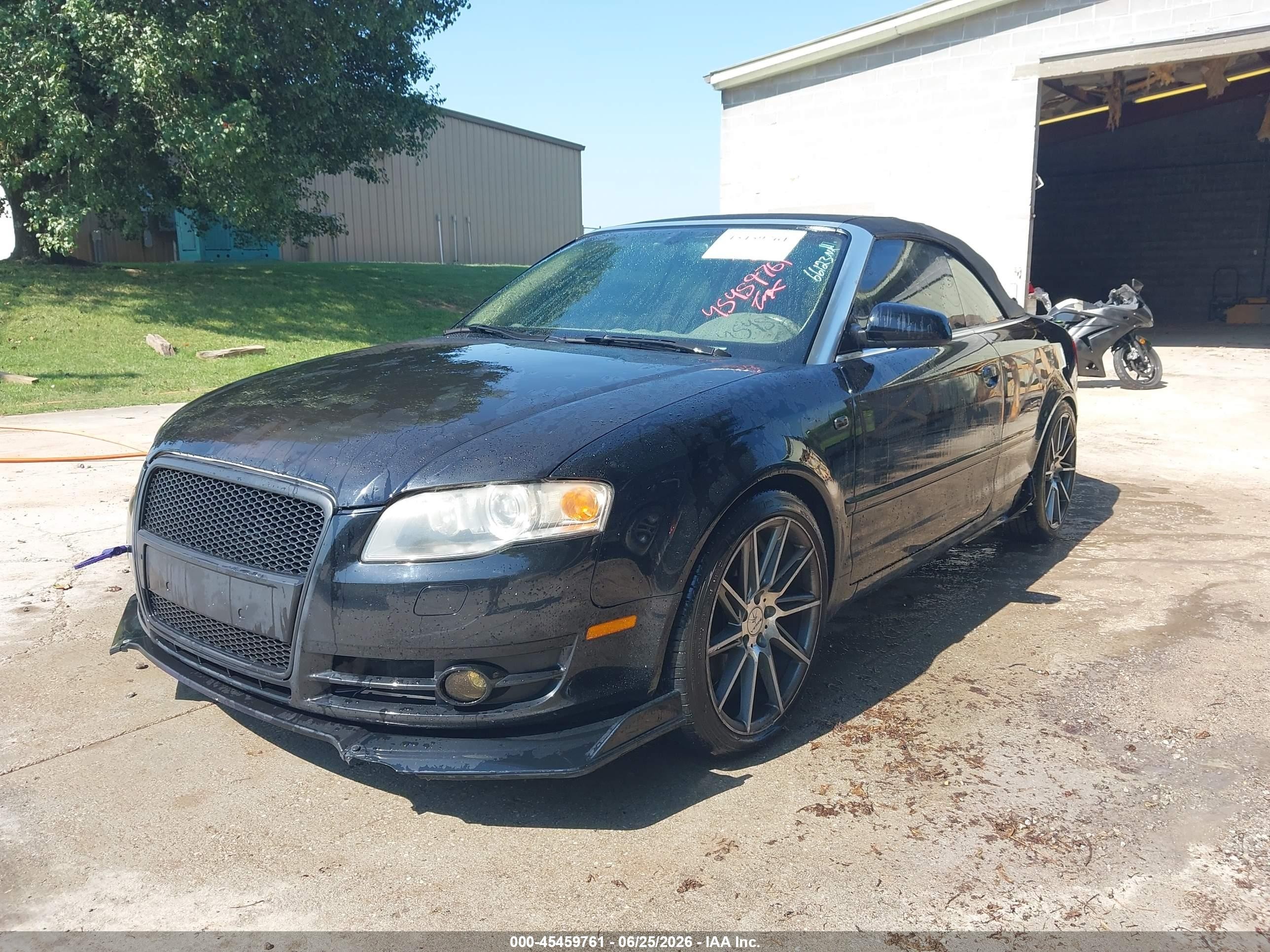 2008 Audi A4 2.0t Black vin: WAUDF48H68K008571