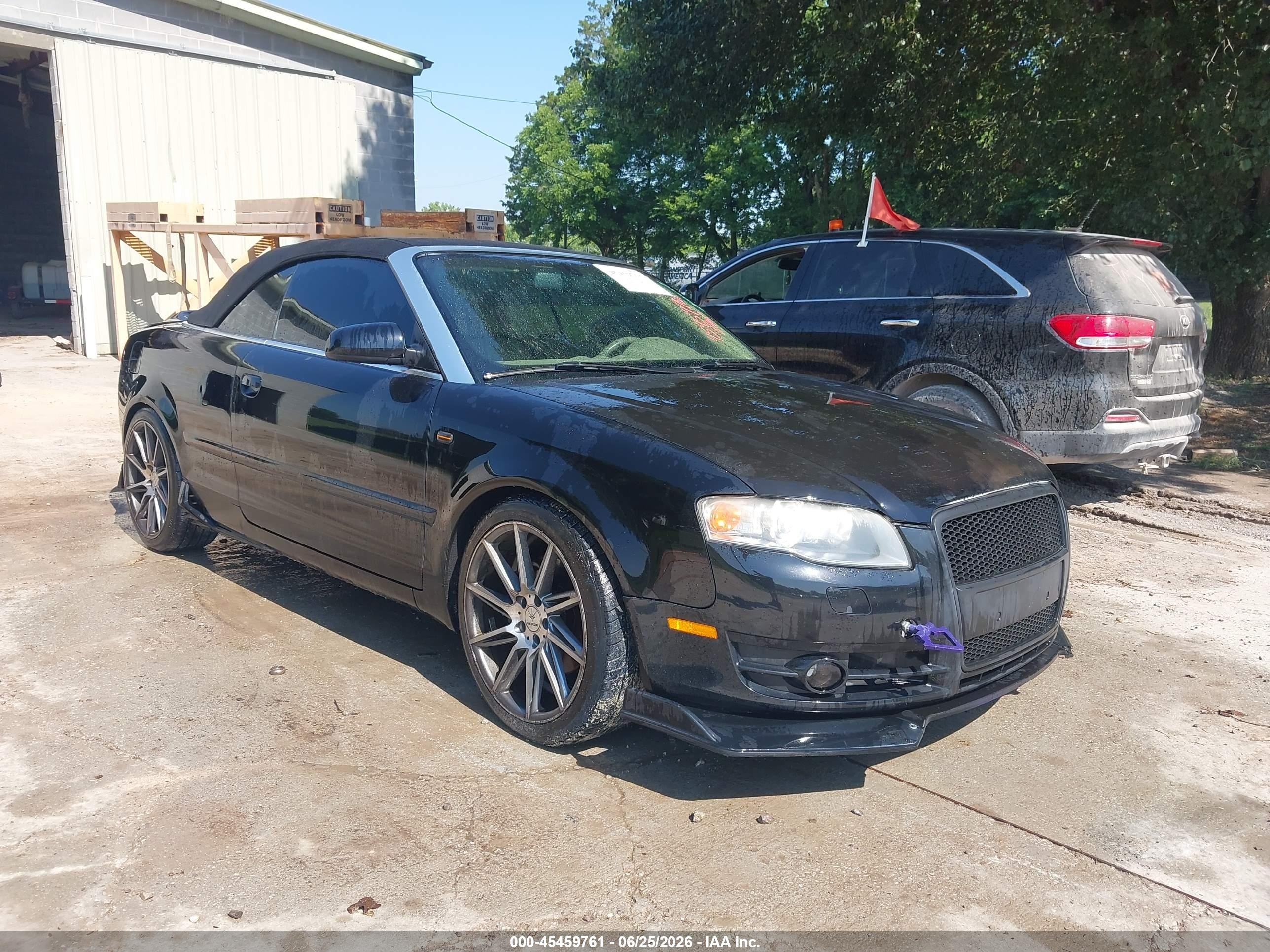 2008 Audi A4 2.0t Black vin: WAUDF48H68K008571
