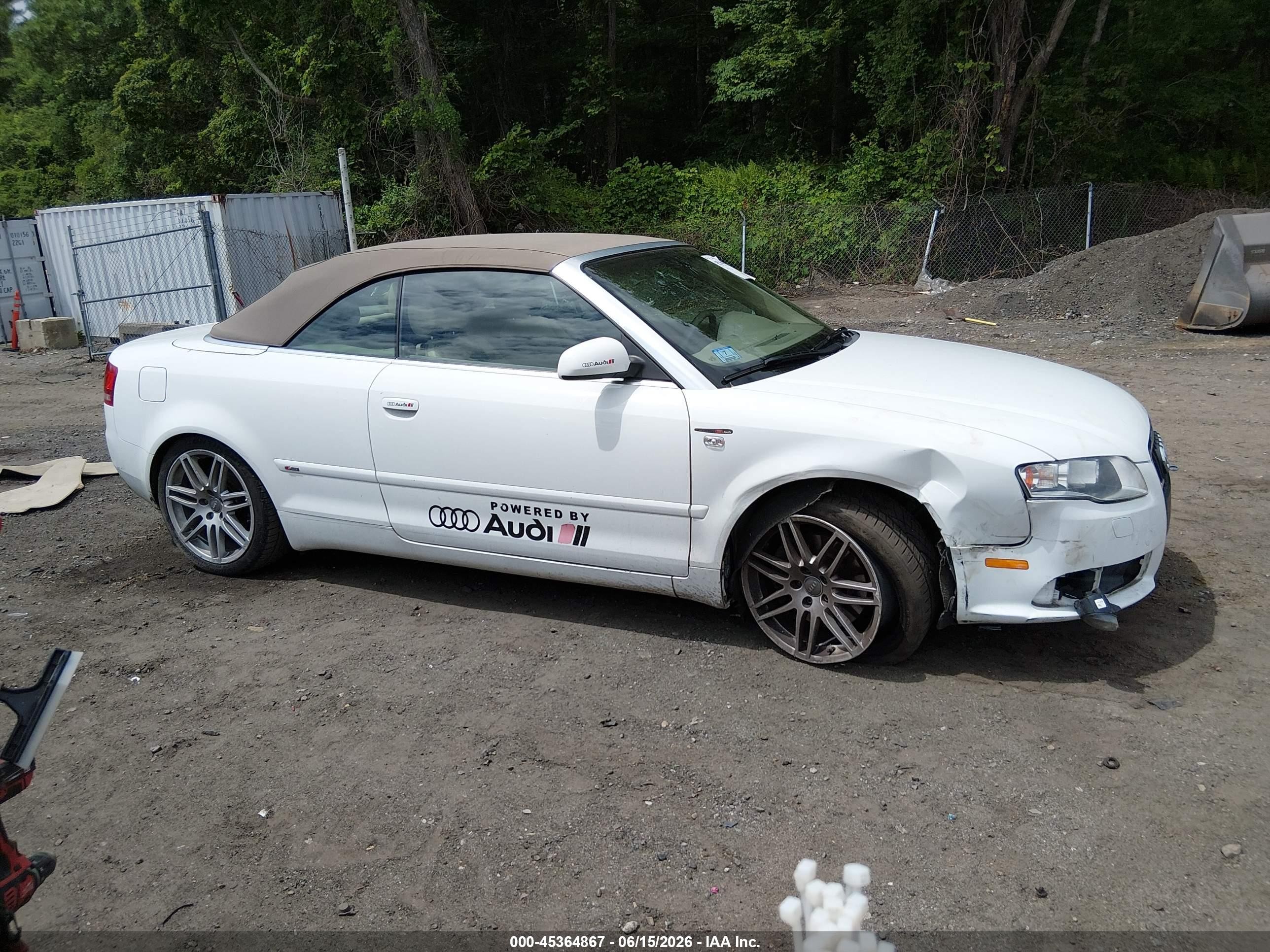 2009 Audi A4 2.0t Special Edition White vin: WAUDF48H69K011293