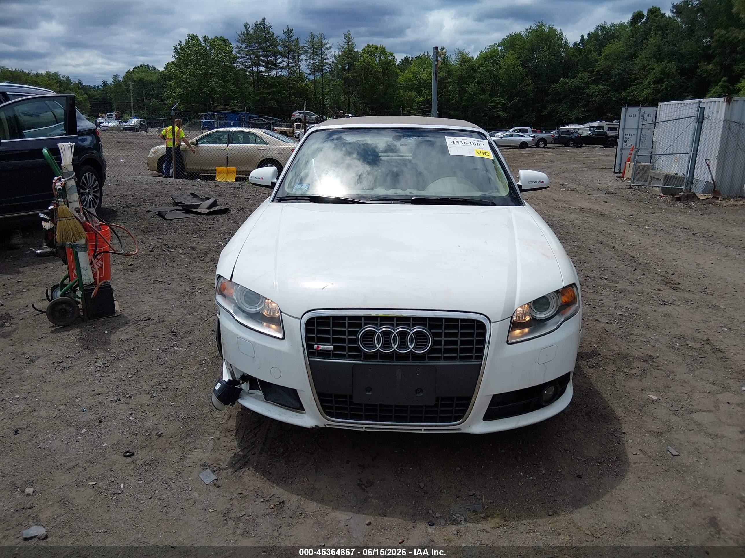 2009 Audi A4 2.0t Special Edition White vin: WAUDF48H69K011293
