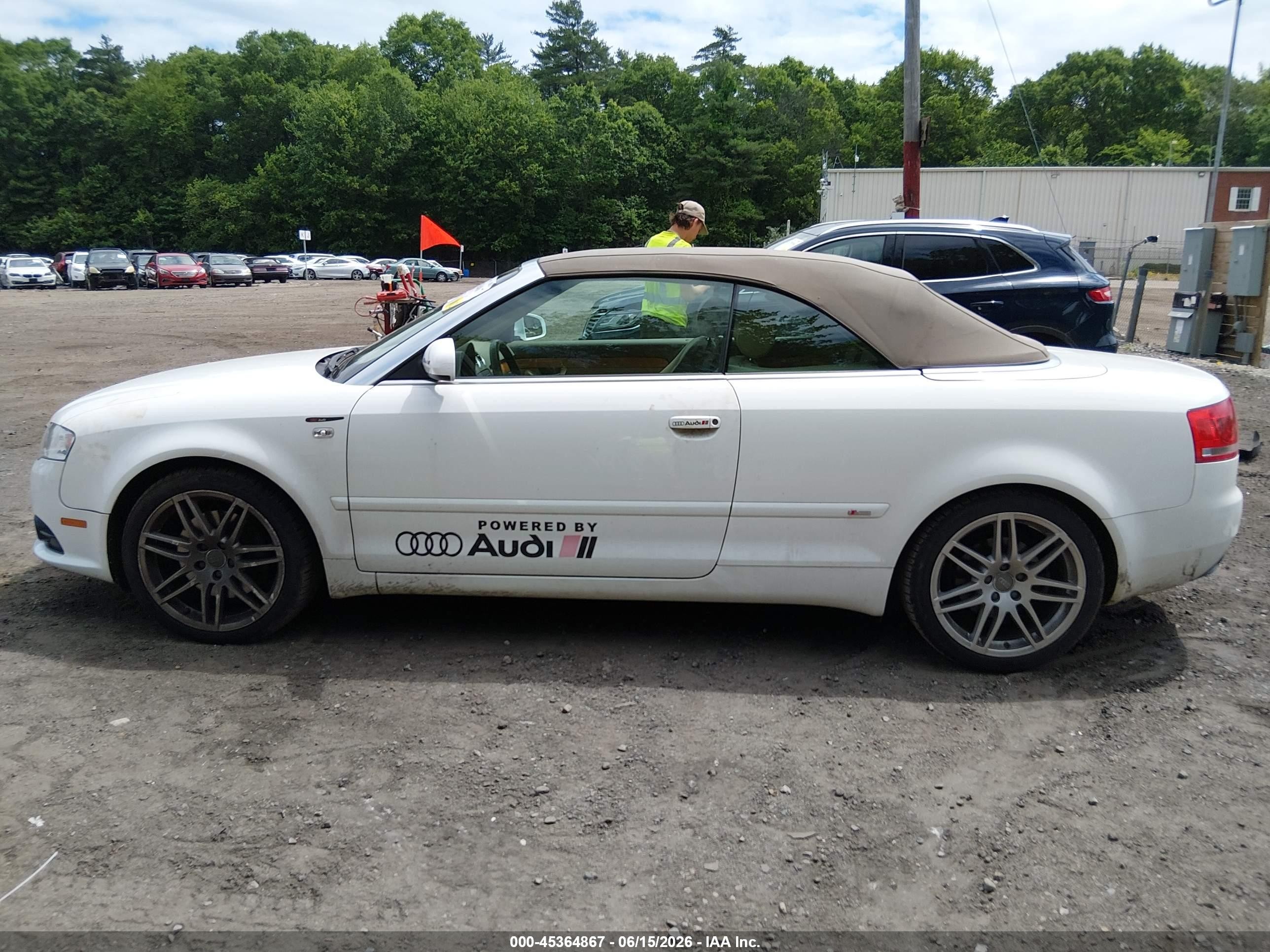 2009 Audi A4 2.0t Special Edition White vin: WAUDF48H69K011293