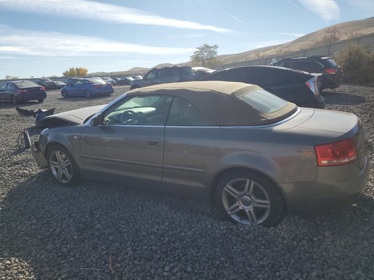 2007 Audi A4 2.0t Cabriolet Quattro Gold vin: WAUDF48H87K037486
