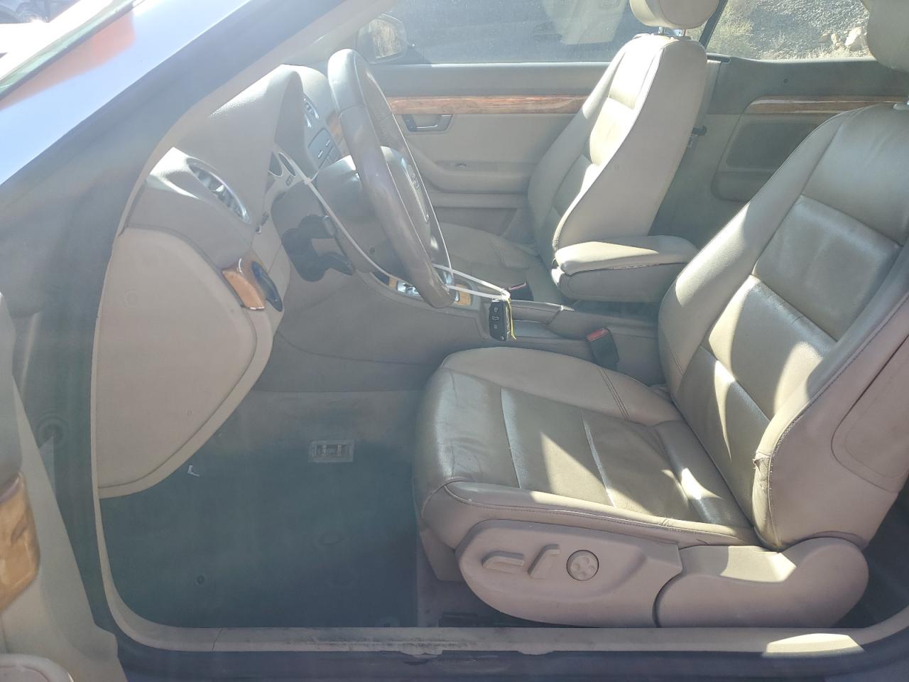 2007 Audi A4 2.0t Cabriolet Quattro Gold vin: WAUDF48H87K037486