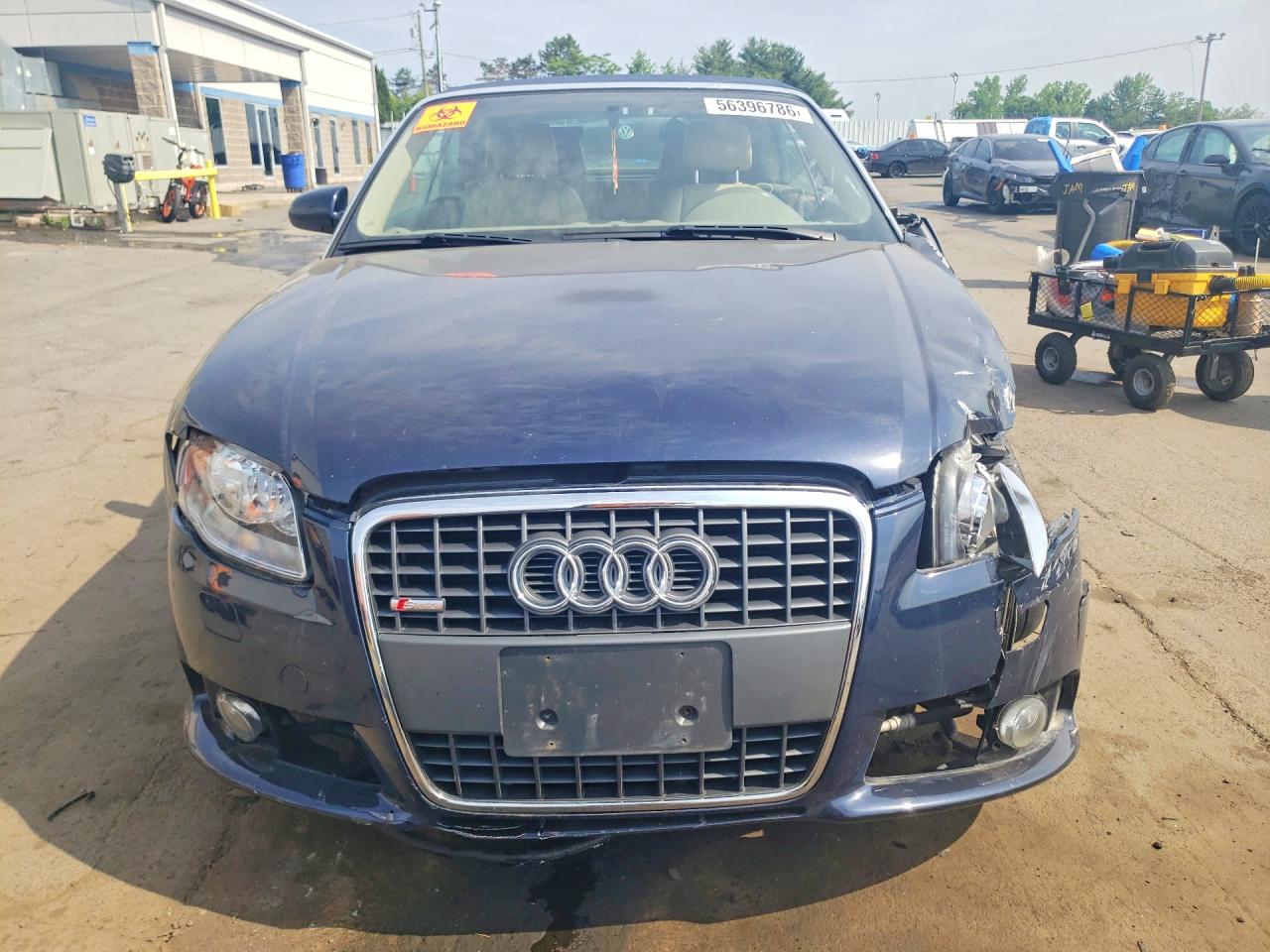 2009 Audi A4 2.0t Cabriolet Quattro Blue vin: WAUDF48H89K005804
