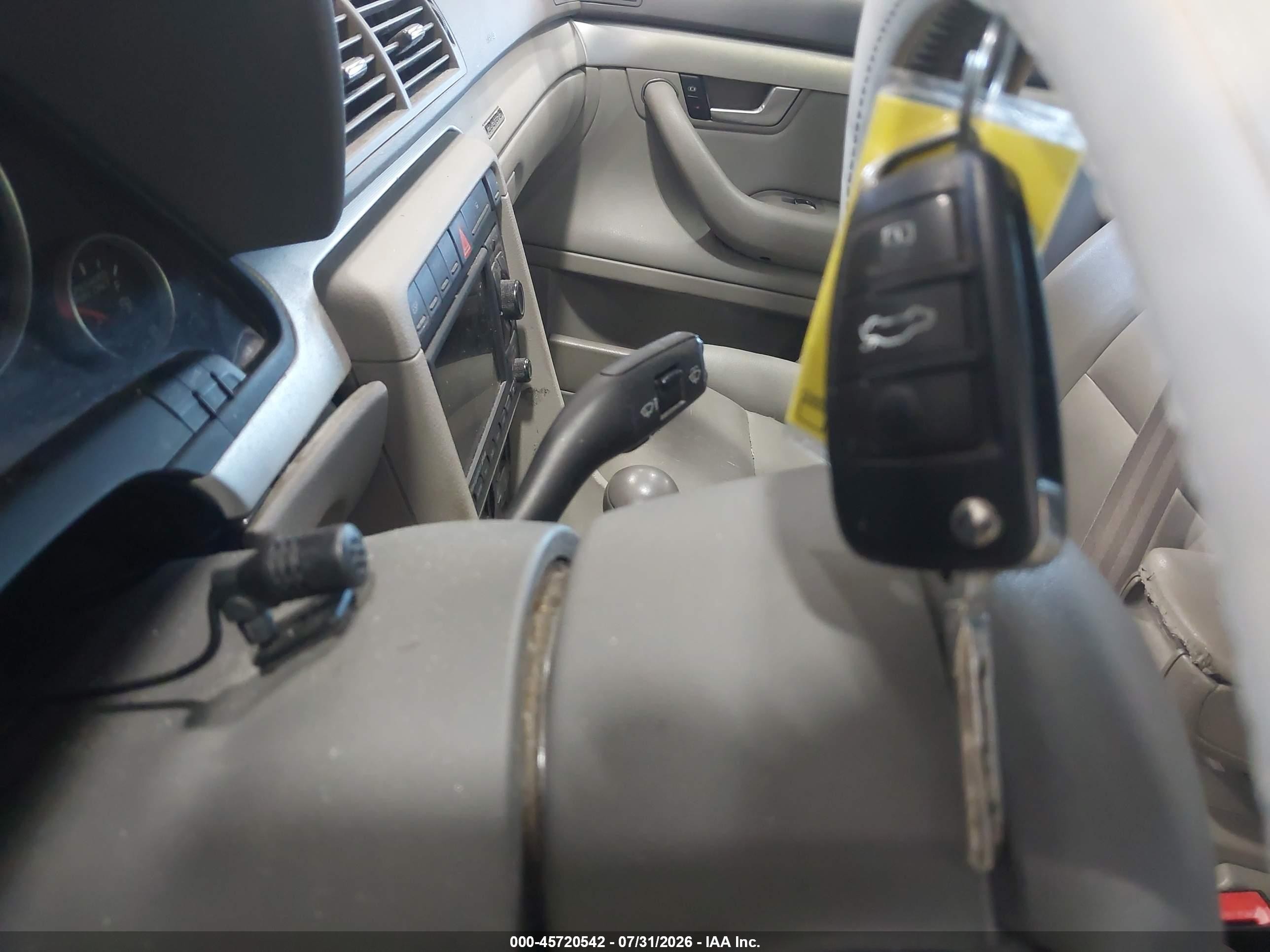2005 Audi A4 2.0t Gray vin: WAUDF68E05A476198