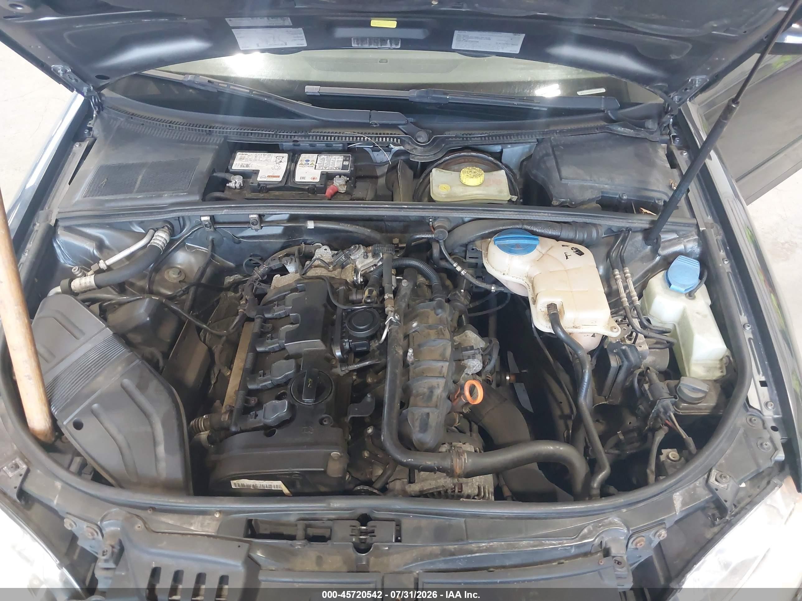 2005 Audi A4 2.0t Gray vin: WAUDF68E05A476198
