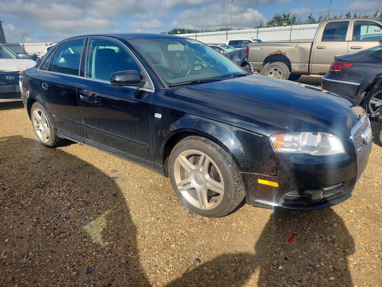 2008 Audi A4 2.0t Quattro Черный vin: WAUDF68E18A116748