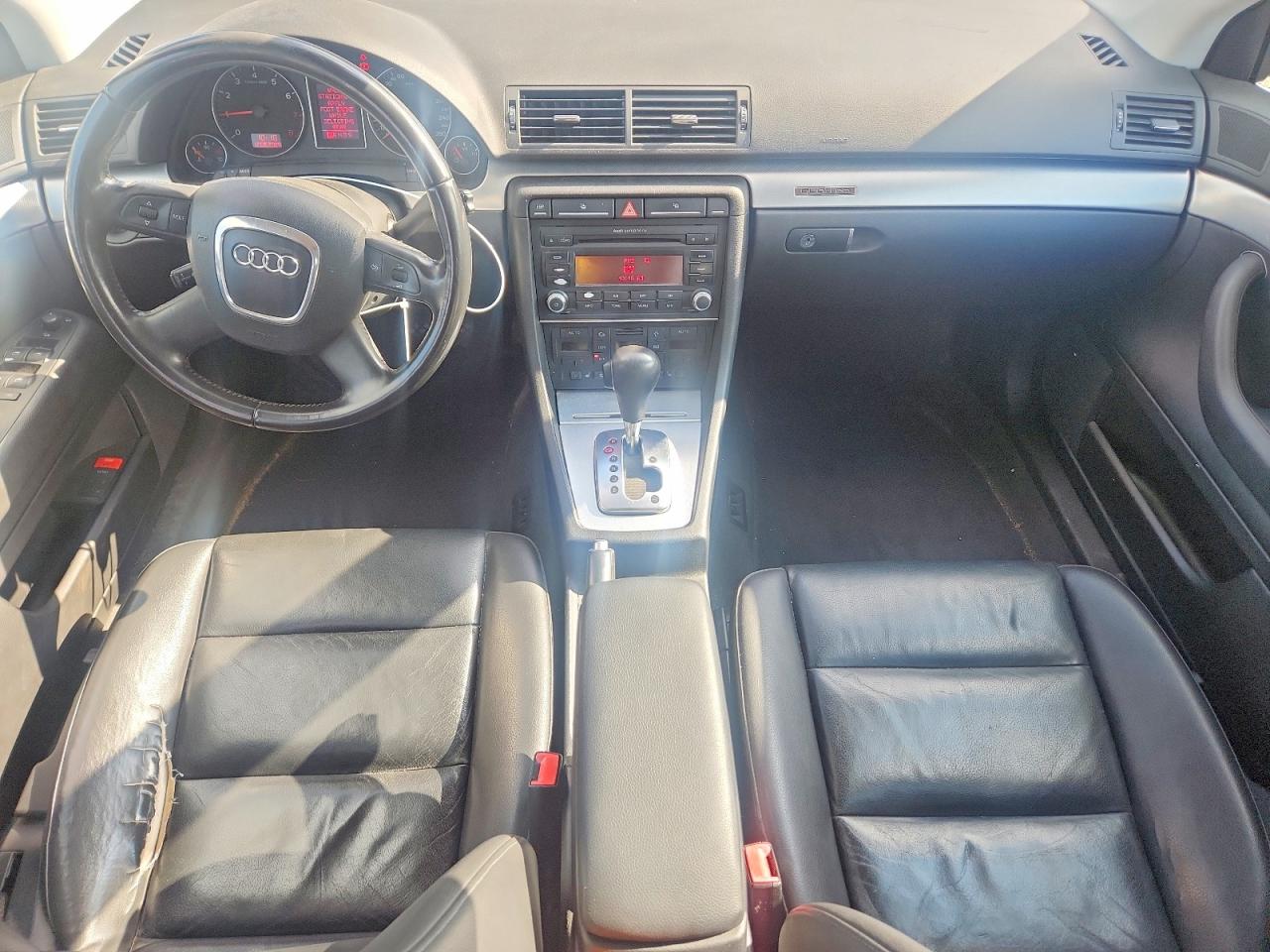 2008 Audi A4 2.0t Quattro Черный vin: WAUDF68E18A116748
