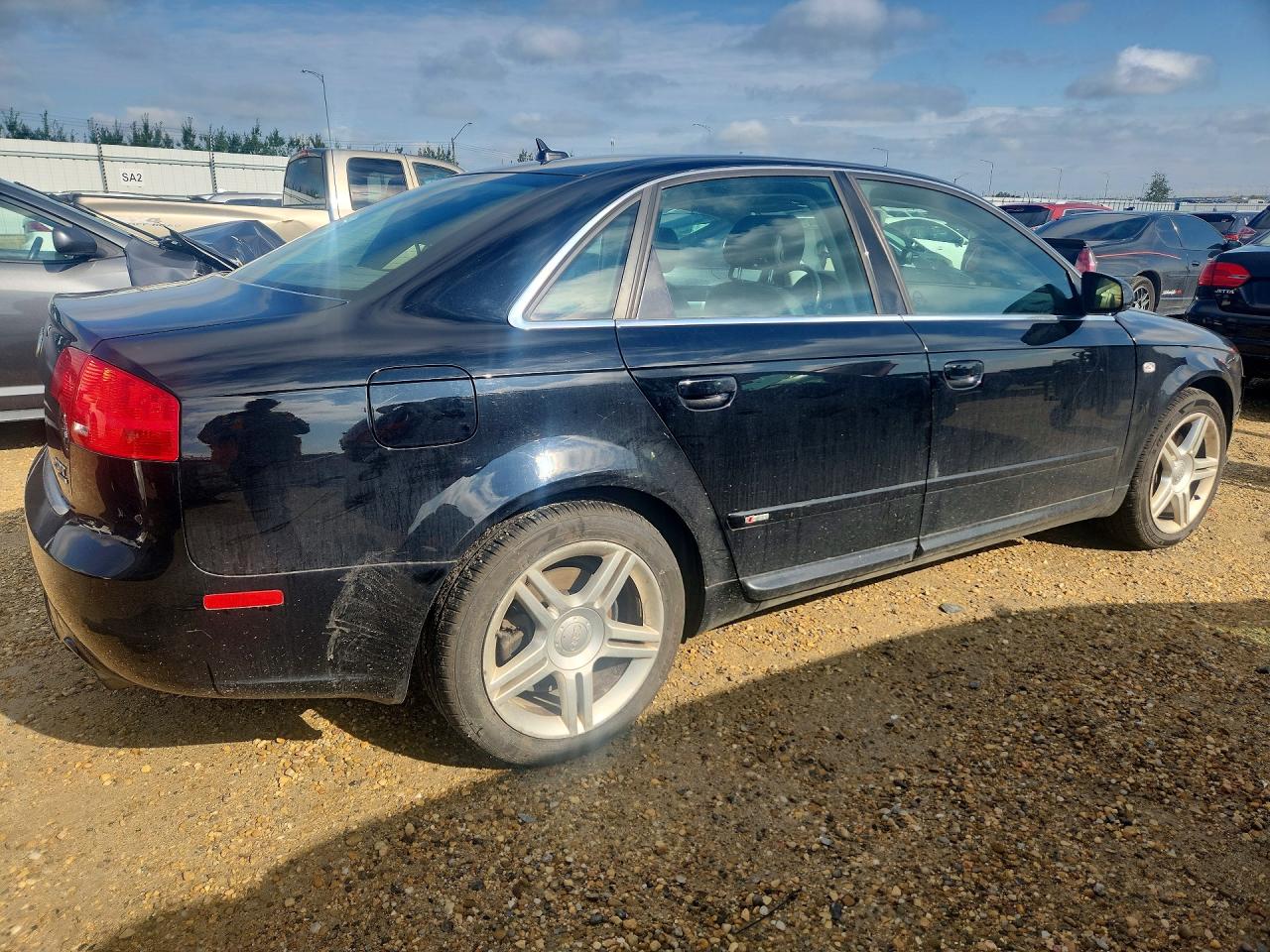 2008 Audi A4 2.0t Quattro Черный vin: WAUDF68E18A116748