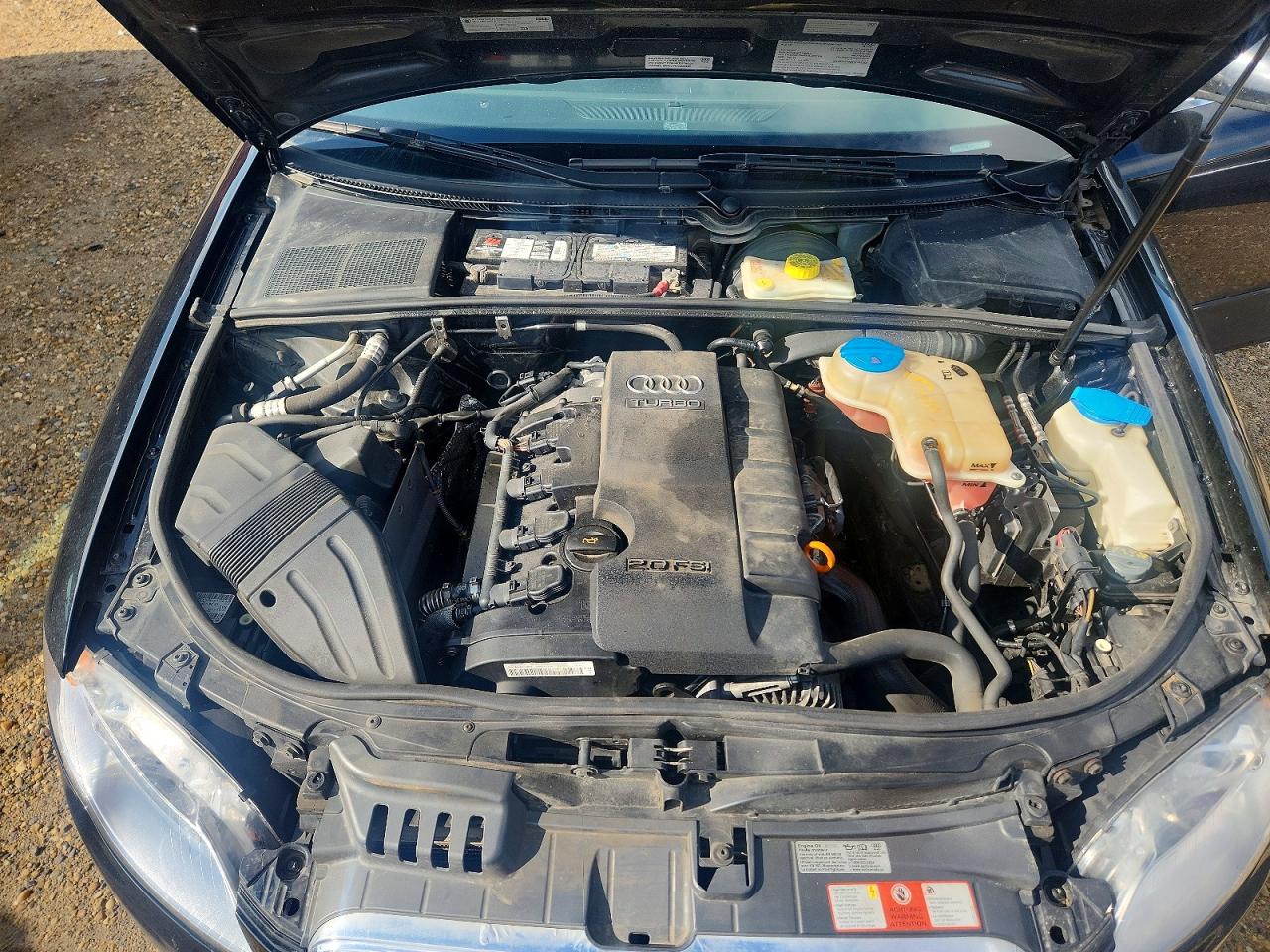 2008 Audi A4 2.0t Quattro Черный vin: WAUDF68E18A116748