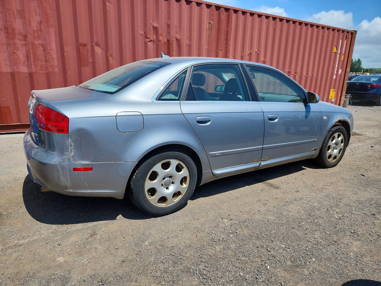 2008 Audi A4 2.0t Quattro Silver vin: WAUDF68E78A160303