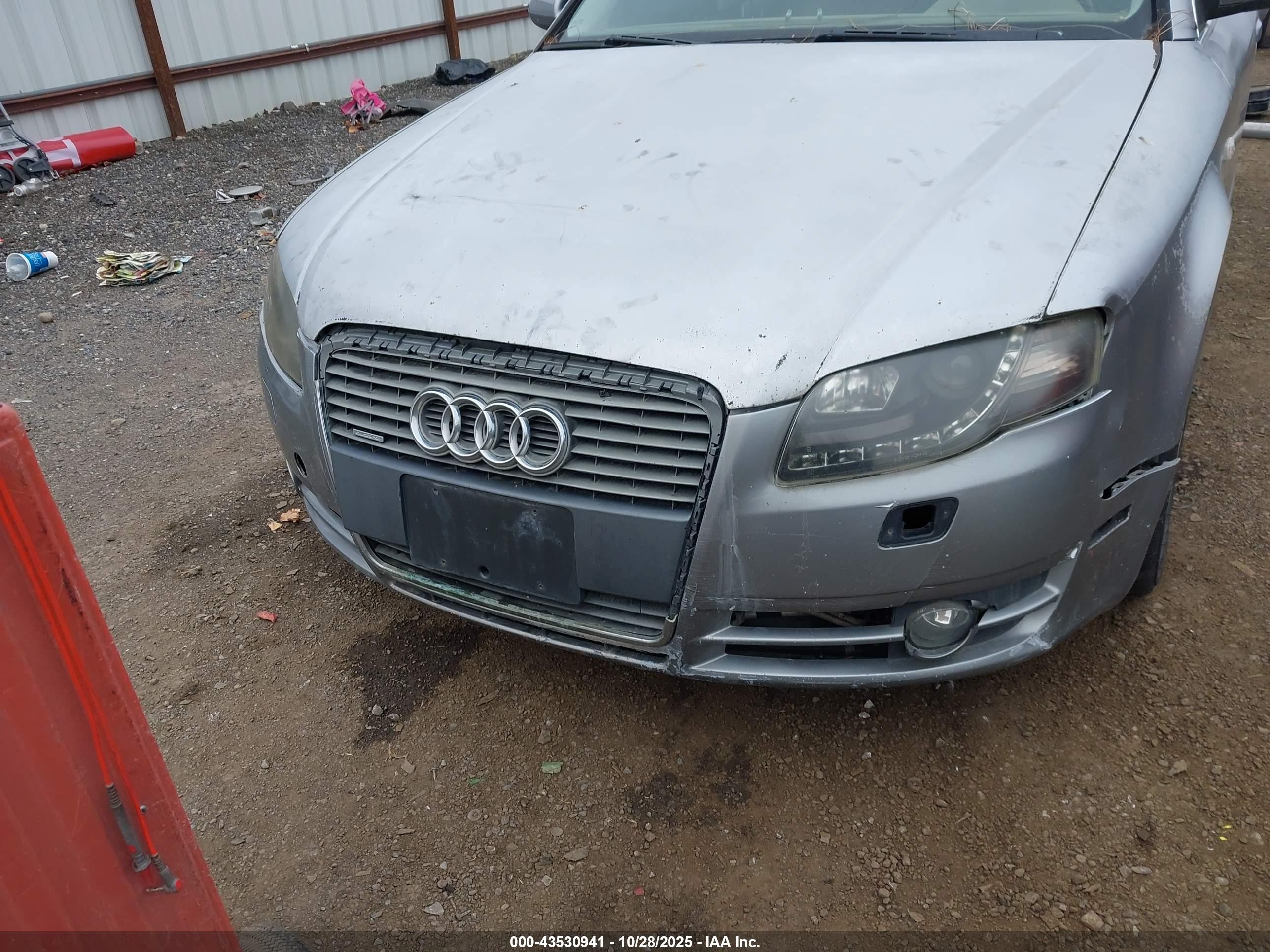 2005 Audi A4 2.0t Gray vin: WAUDF68E85A419294