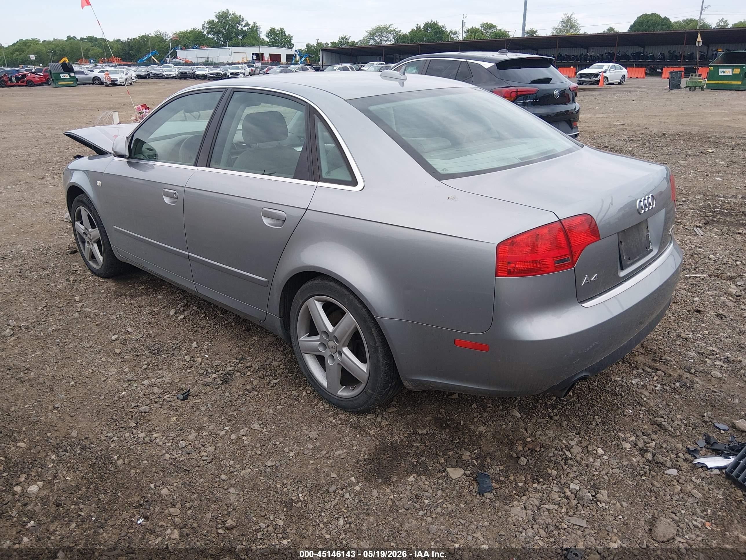 2005 Audi A4 2.0t Light Blue vin: WAUDF68E95A445743