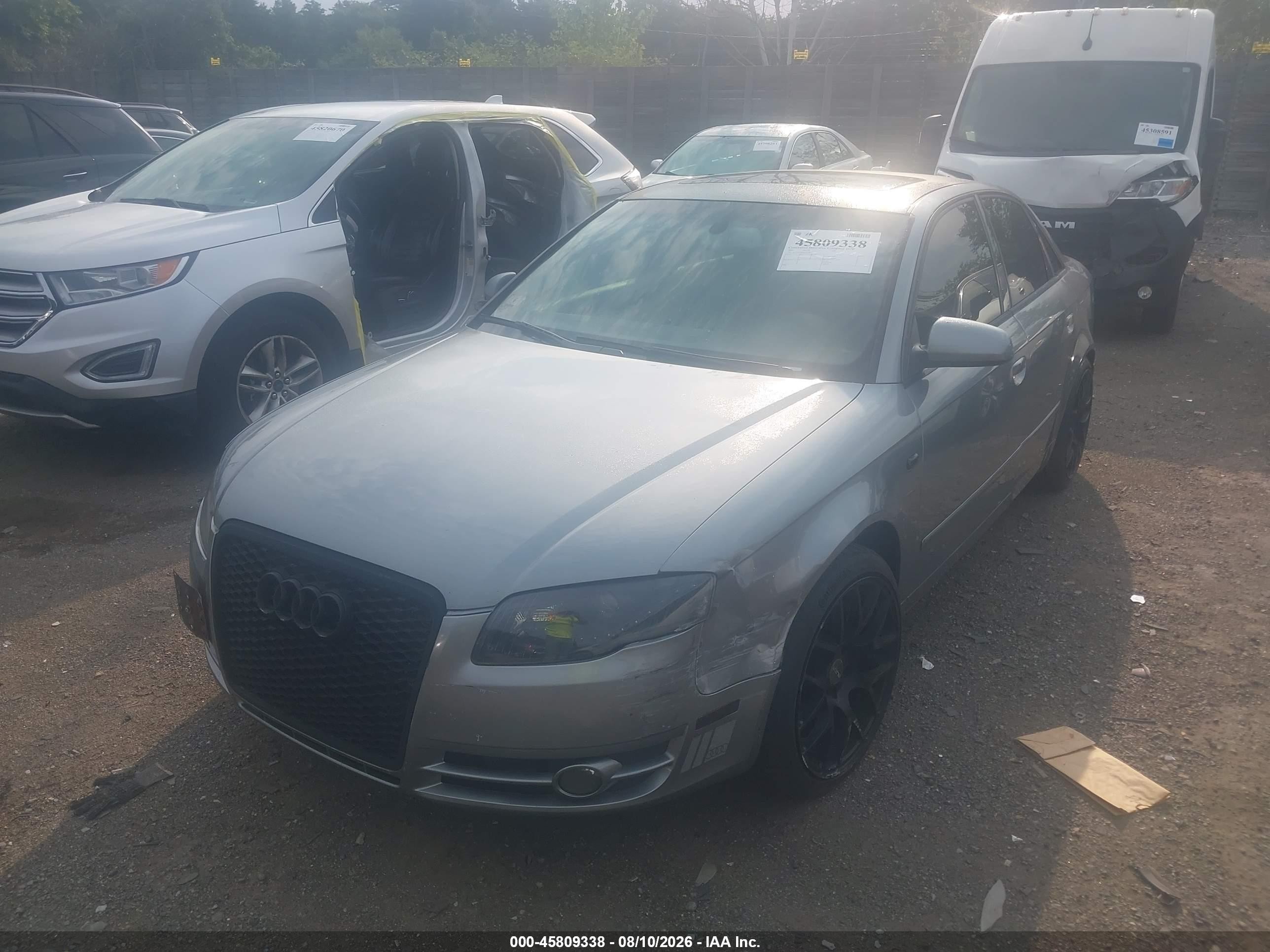 2006 Audi A4 2.0t Silver vin: WAUDF78E06A051829