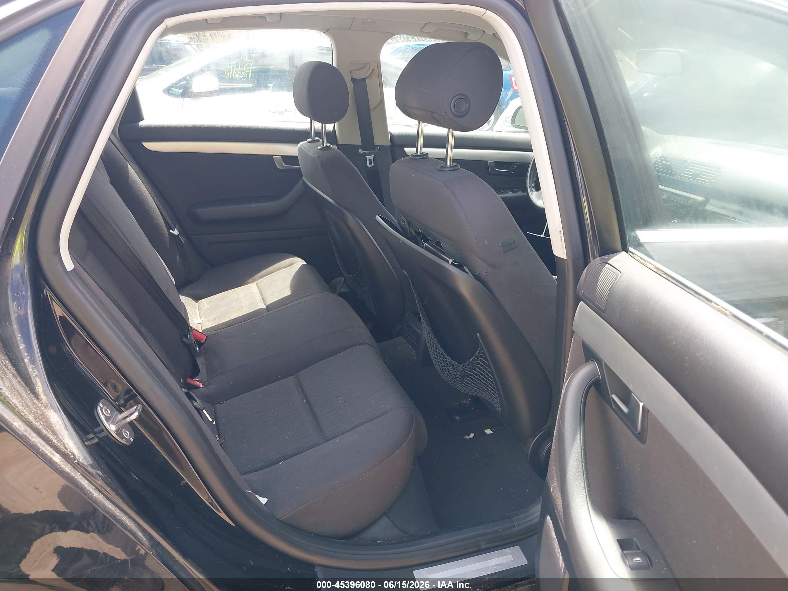 2006 Audi A4 2.0t Black vin: WAUDF78E06A244224