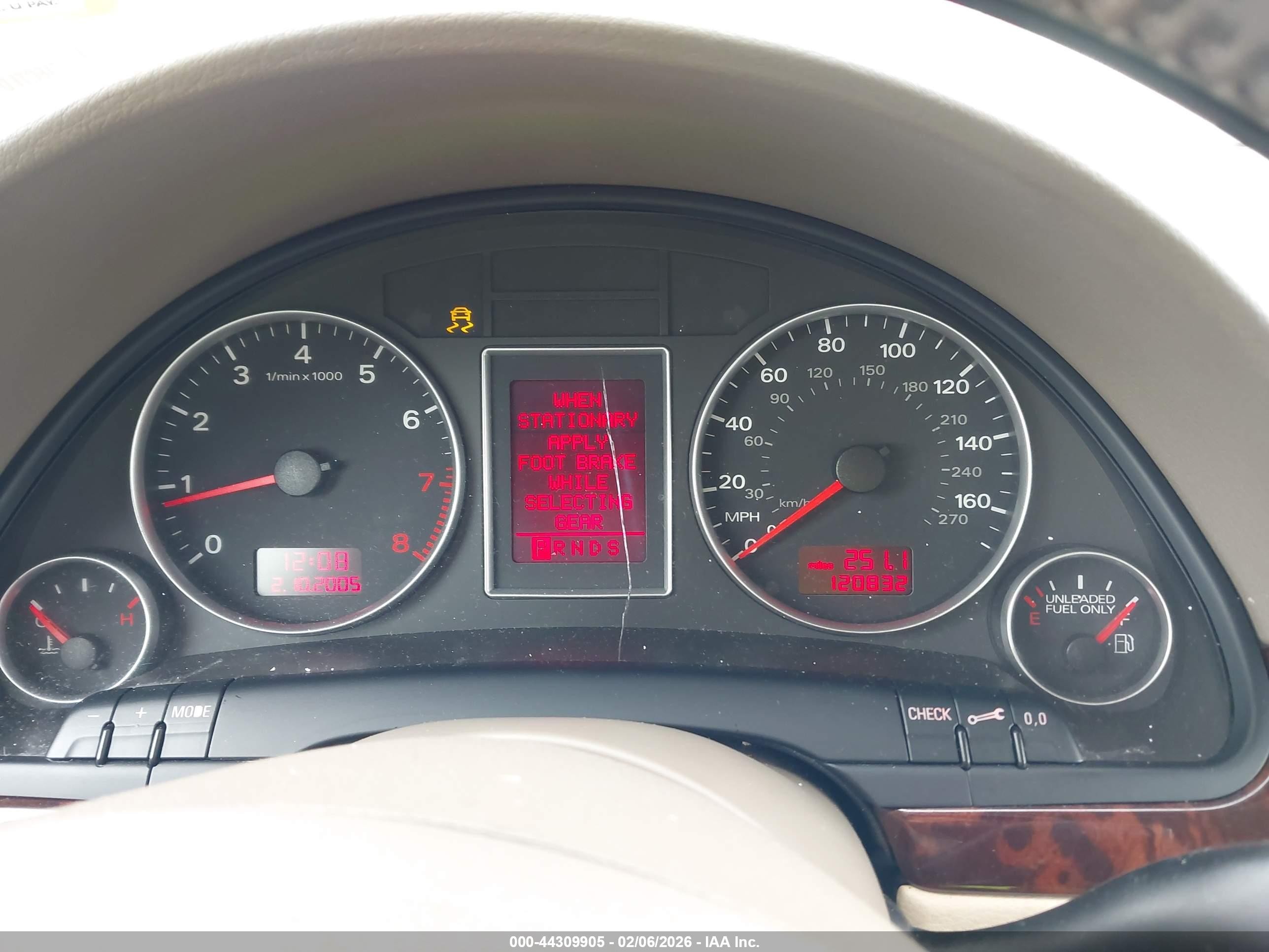 2007 Audi A4 2.0t Red vin: WAUDF78E07A053761