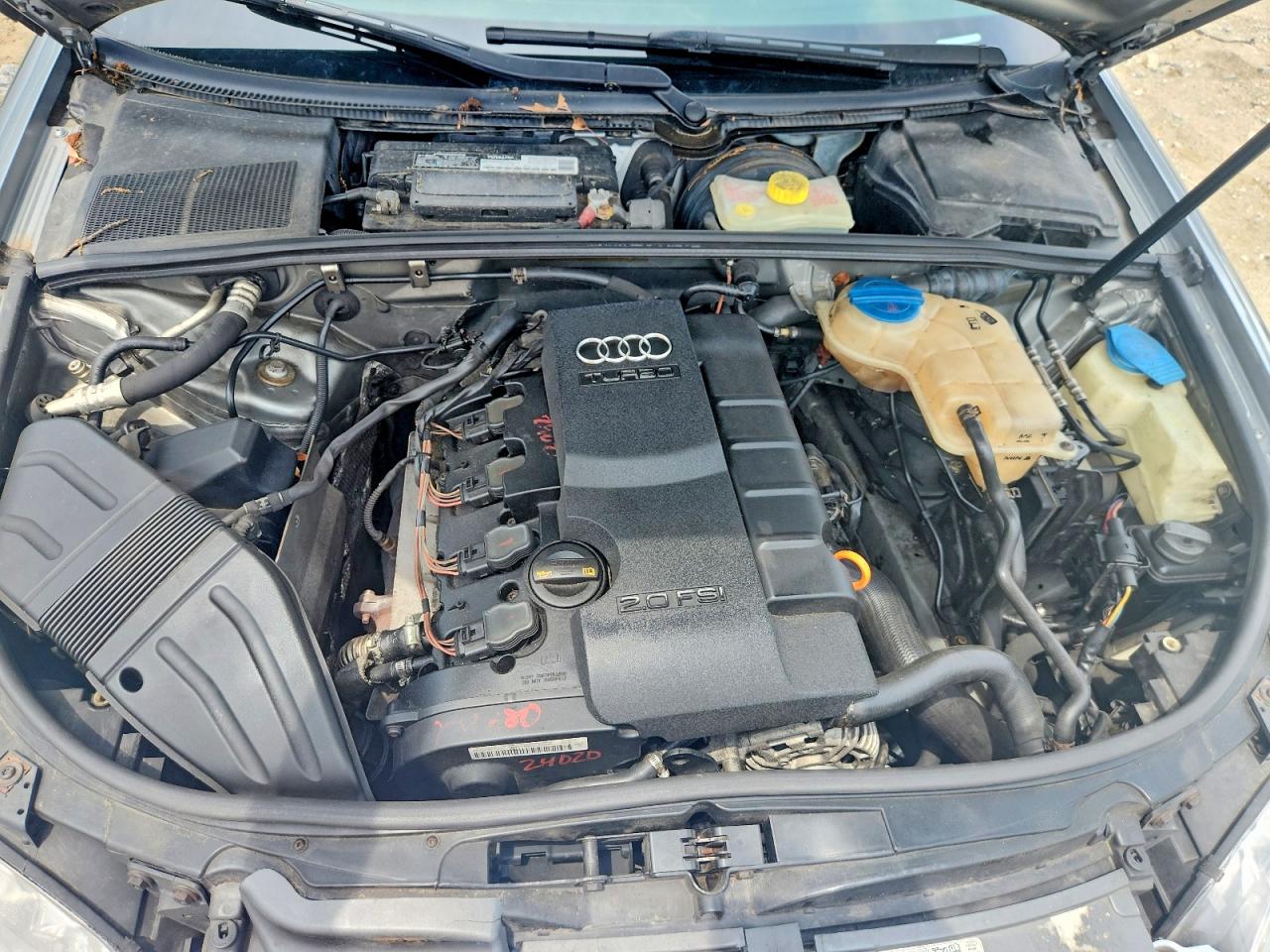2008 Audi A4 Silver vin: WAUDF78E08A101762
