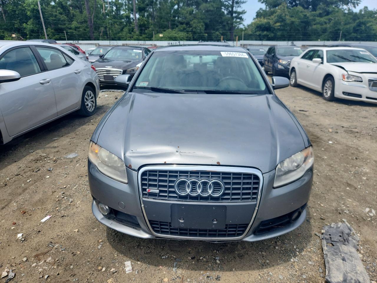 2008 Audi A4 Silver vin: WAUDF78E08A101762