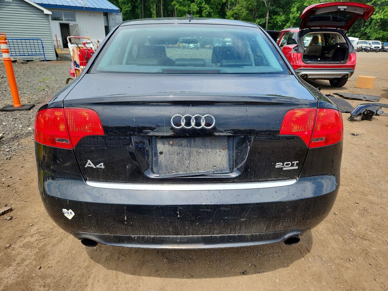 2008 Audi A4 2.0t Quattro Black vin: WAUDF78E08A140867