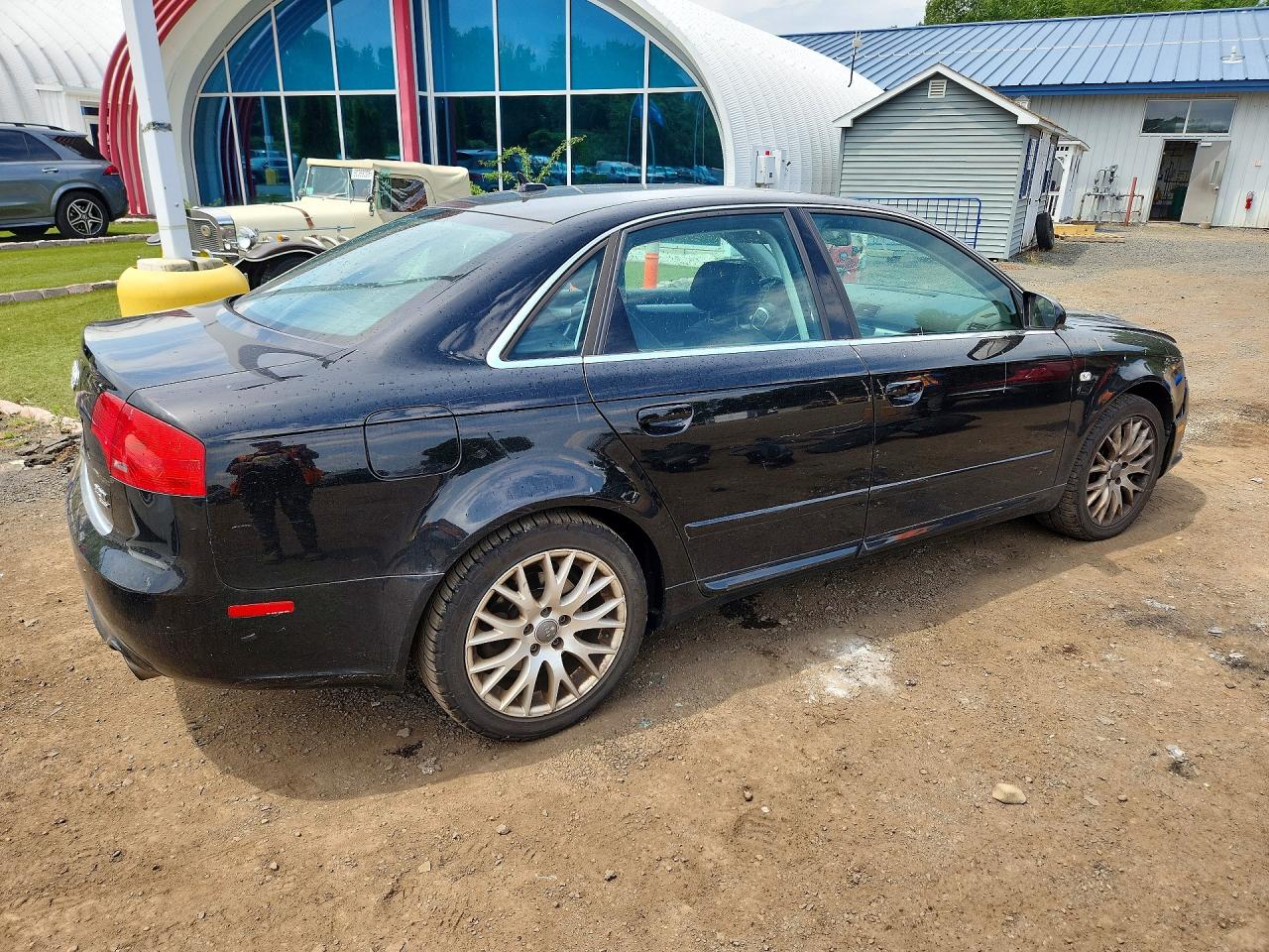 2008 Audi A4 2.0t Quattro Black vin: WAUDF78E08A140867